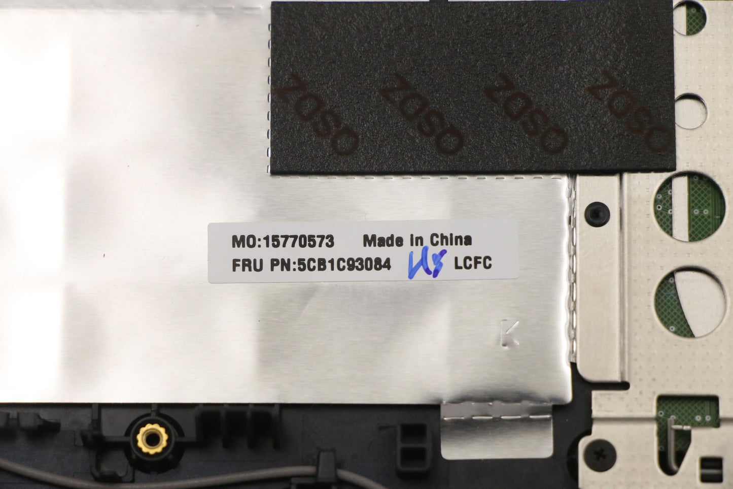 Lenovo Cover Upper Case Asm_Slv L82Jw - 5CB1C93084