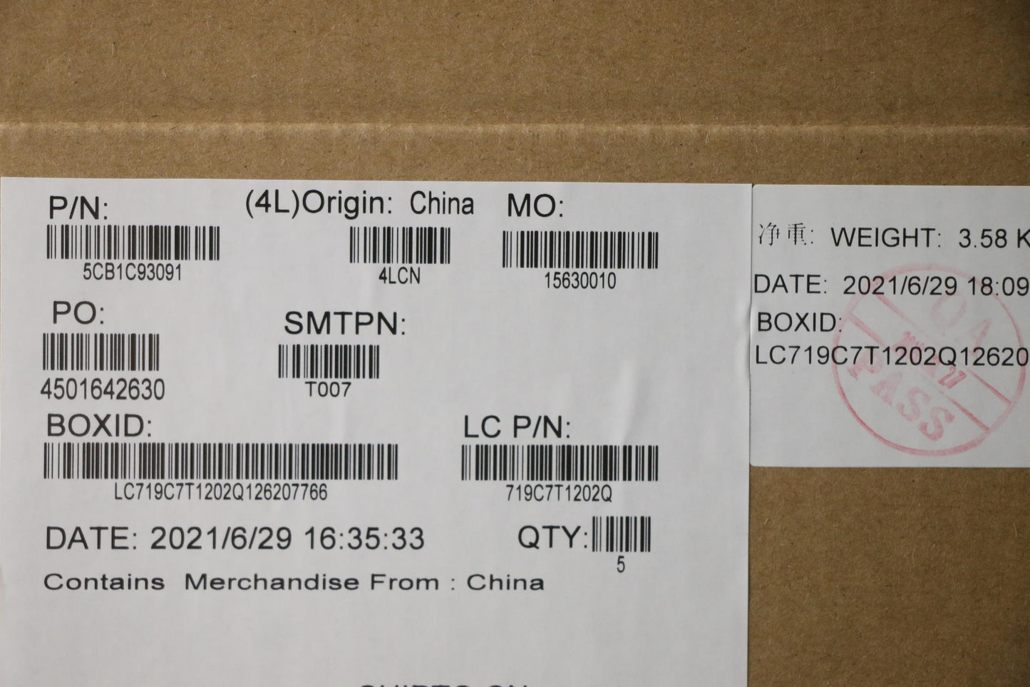 Lenovo Cover Upper Case Asm_Ara L82Jw - 5CB1C93091