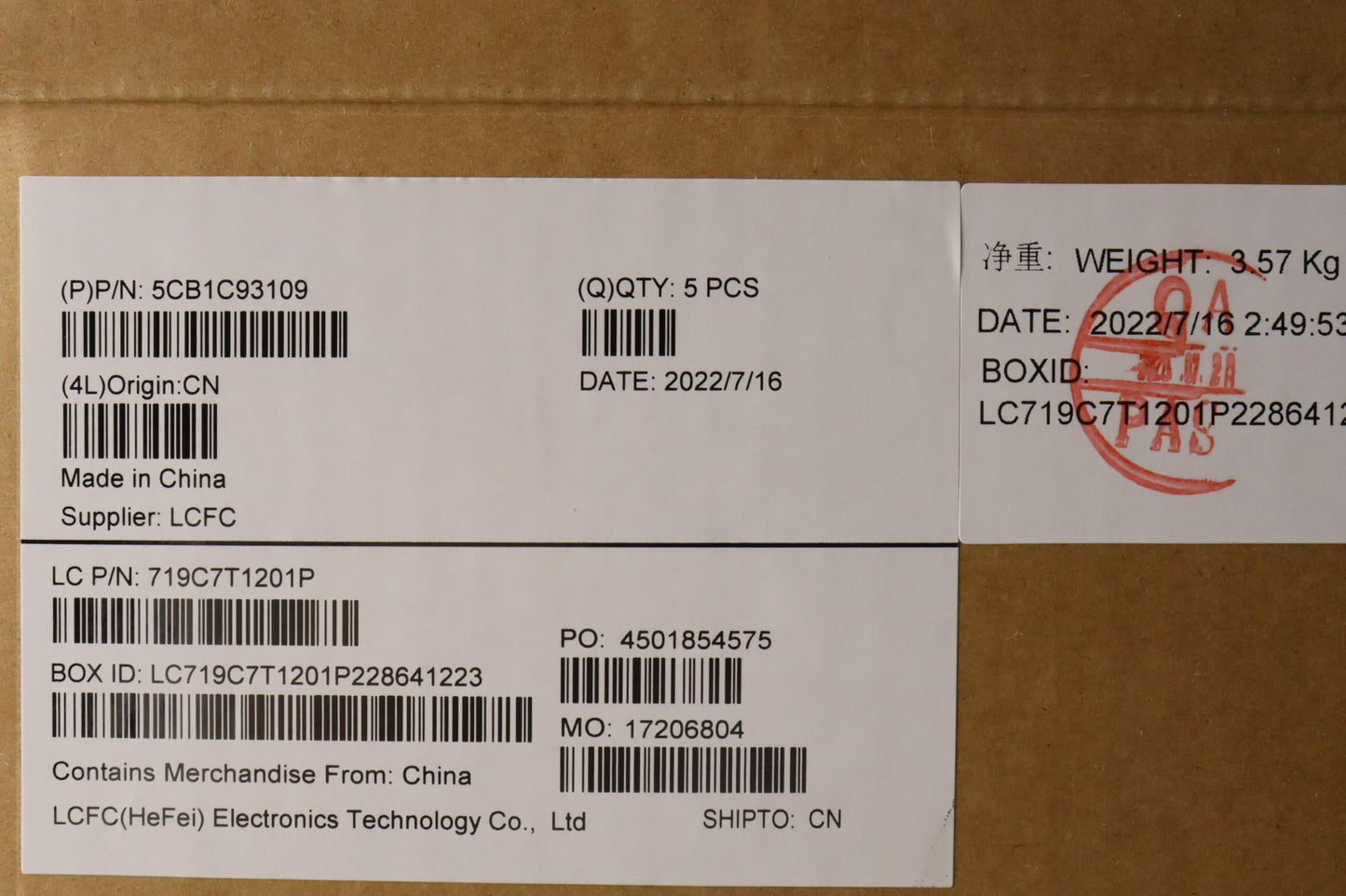 Lenovo Cover Upper Case Asm_Ita L82Jw - 5CB1C93109