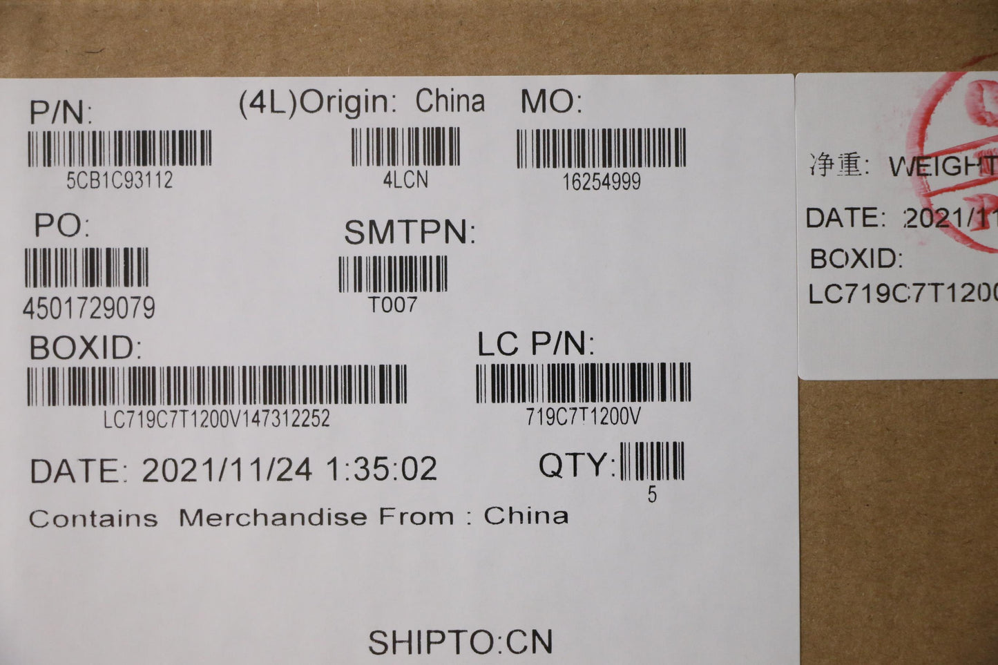 Lenovo Cover Upper Case Asm_La Spal82 - 5CB1C93112