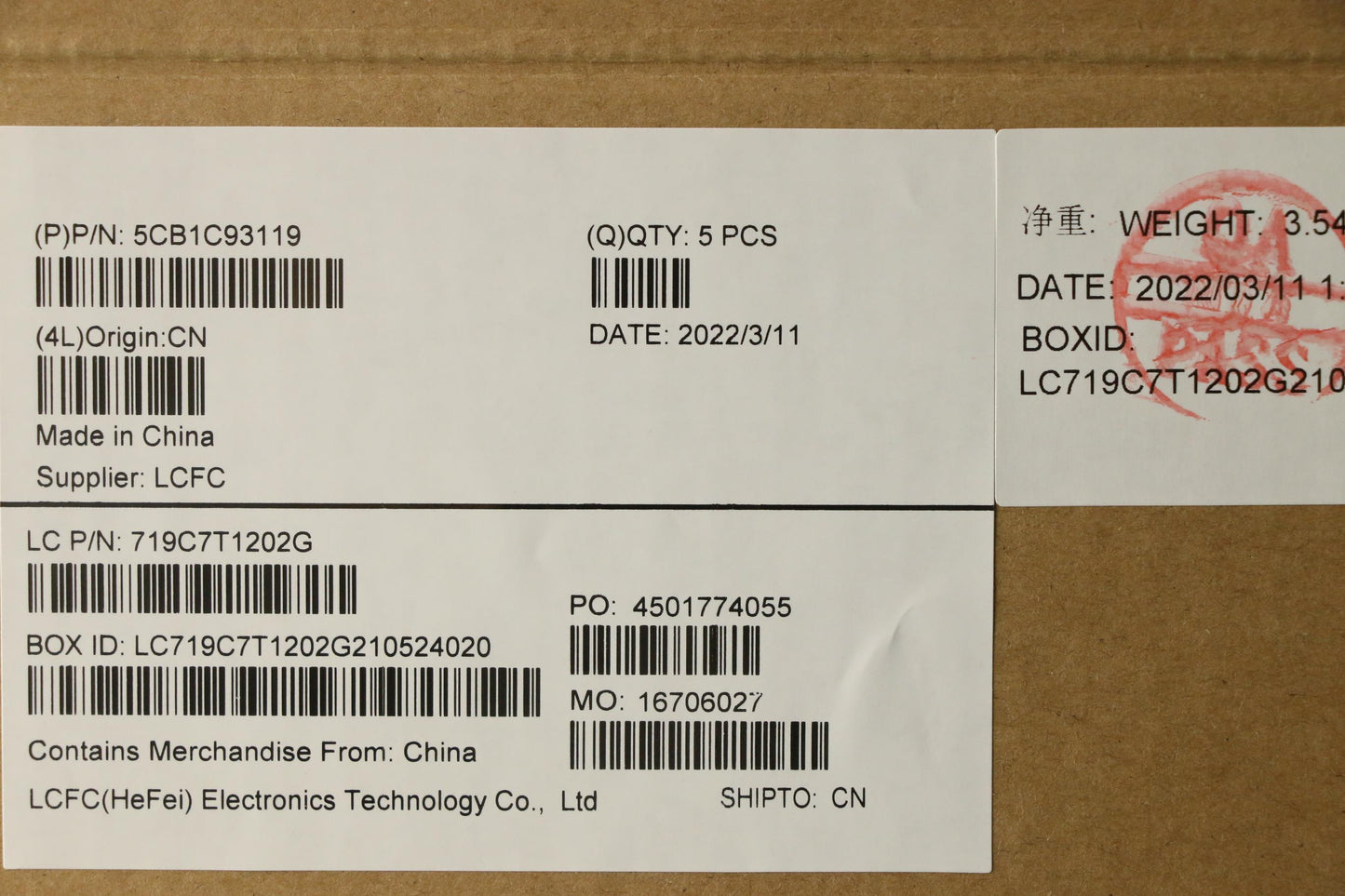 Lenovo Cover Upper Case Asm_Thai L82J - 5CB1C93119