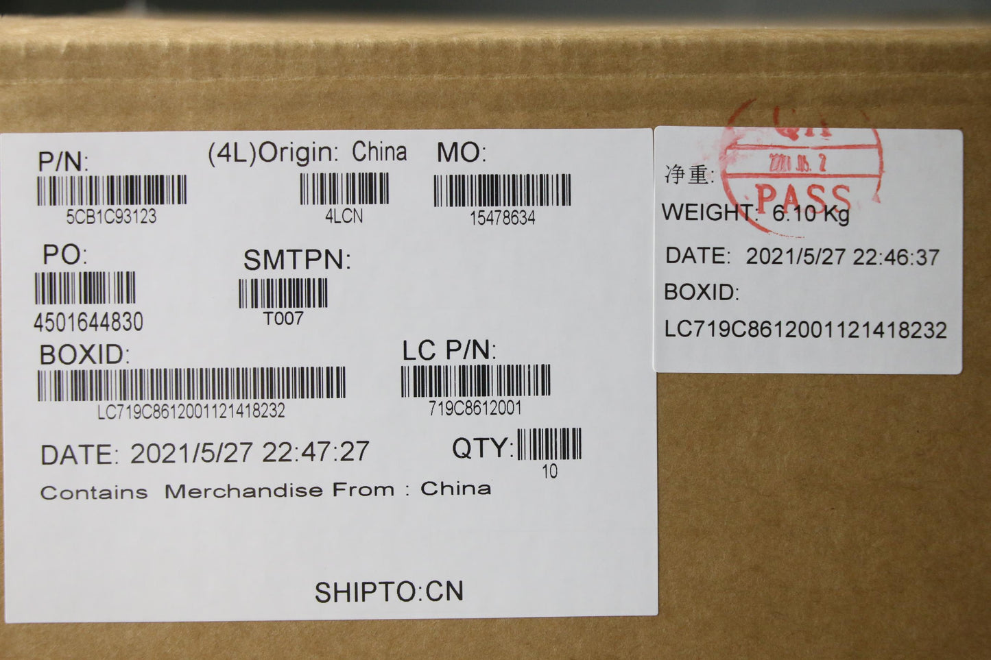 Lenovo LCD Cover, Slate Grey - 5CB1C93123