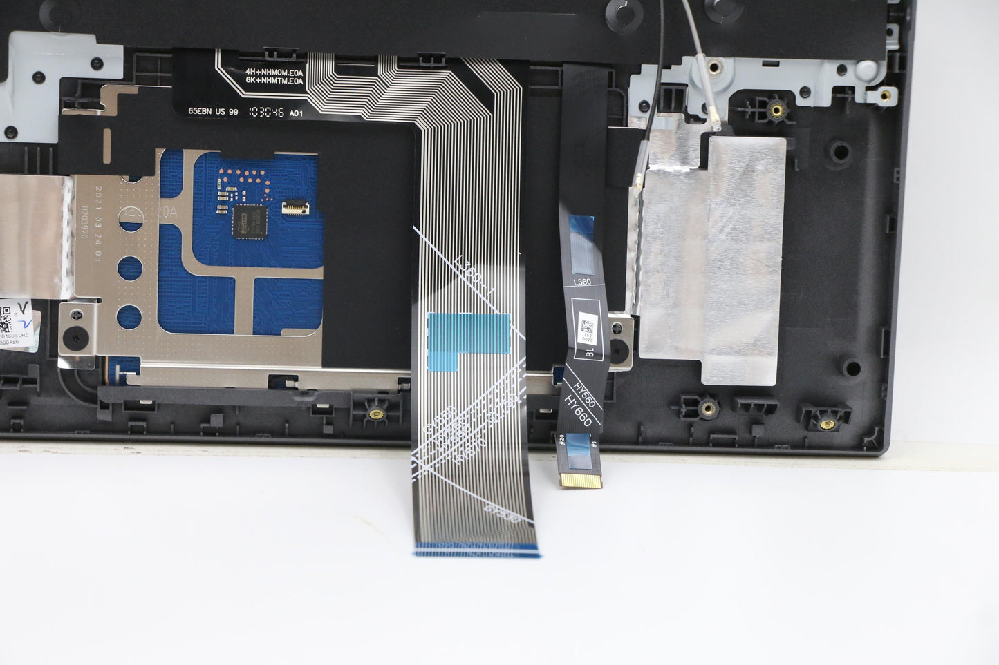 Lenovo C-Cover with Keyboard, USA English, Slate Grey, RGB Backlit - 5CB1C93130