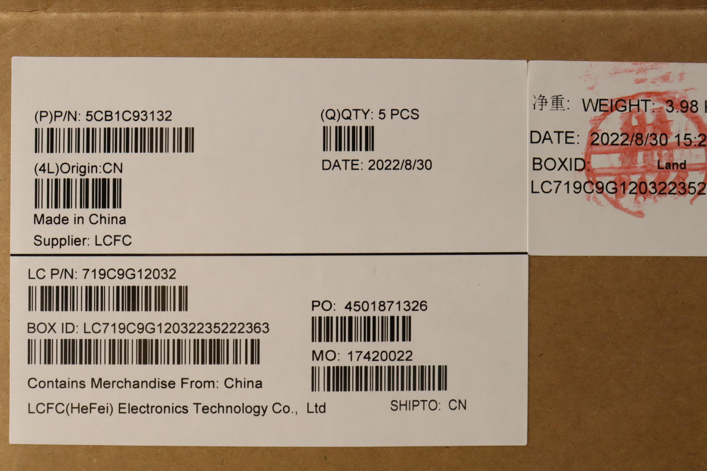 Lenovo Cover Uppercaseasmfra/Engl82Js - 5CB1C93132
