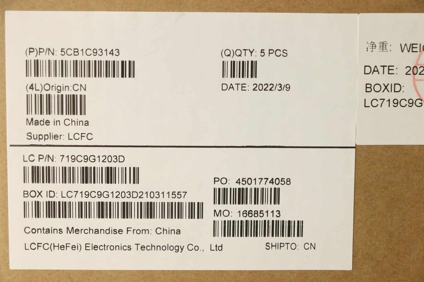 Lenovo Cover Upper Case Asm_Ita L82Js - 5CB1C93143