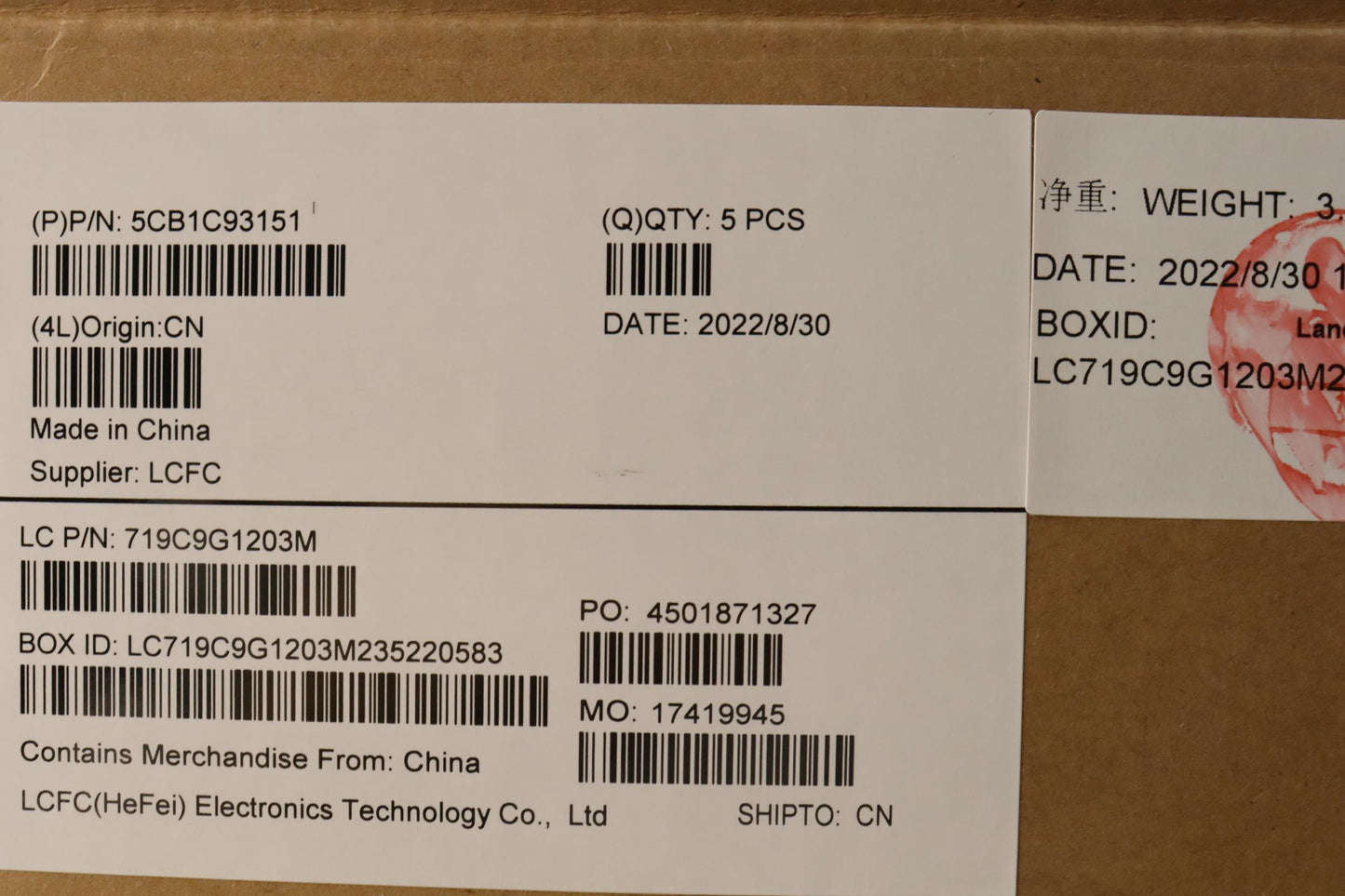 Lenovo Cover Upper Case Asm_Spa L82Js - 5CB1C93151