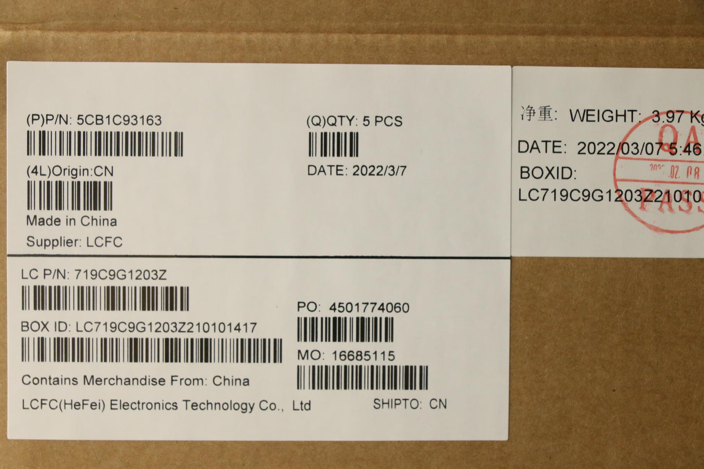 Lenovo Cover Uppercaseasm_Euroengl82J - 5CB1C93163