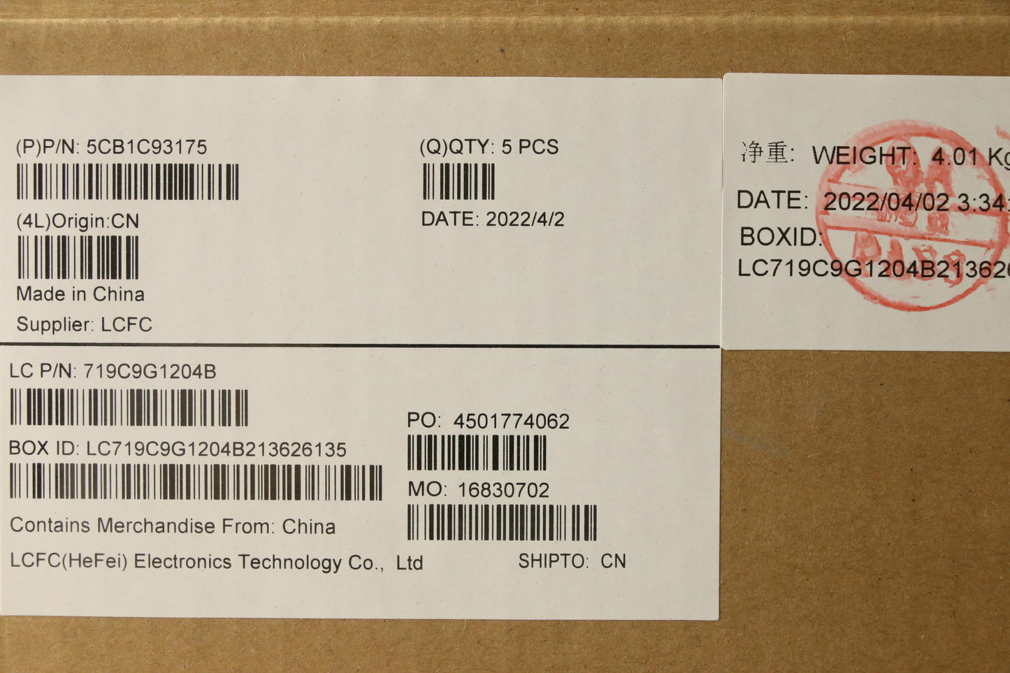 Lenovo Cover Upper Case Asm_Ita L82Js - 5CB1C93175