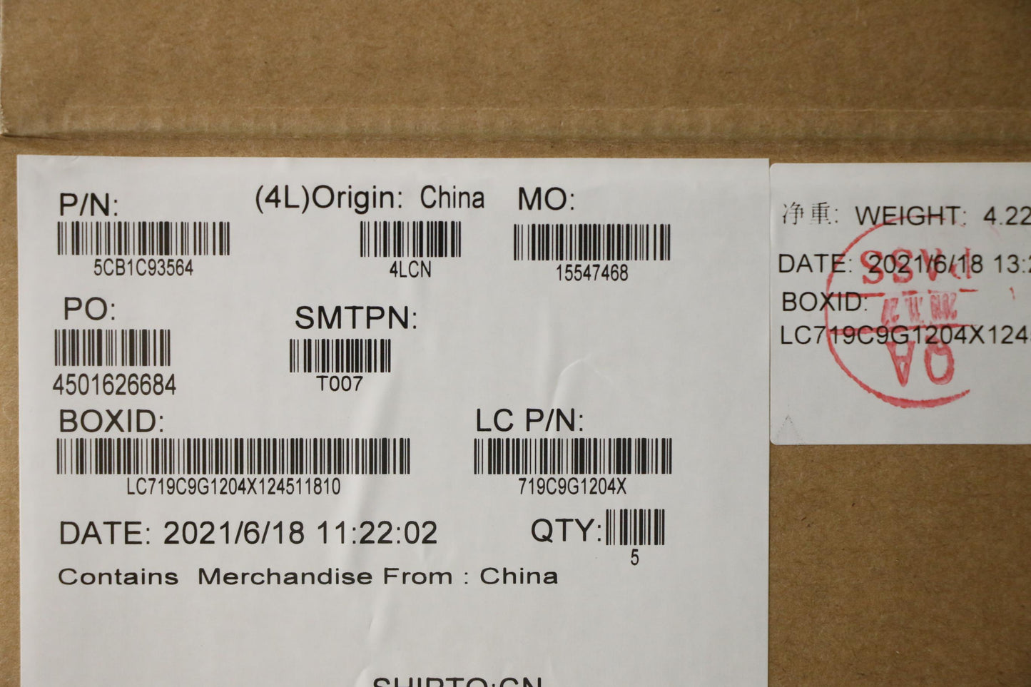Lenovo Cover Upper Case Asm_Eng L82Js - 5CB1C93564