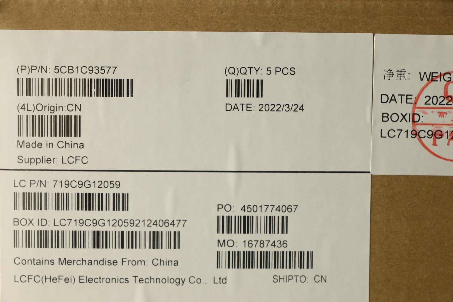 Lenovo Cover Upper Case Asm_Ita L82Js - 5CB1C93577