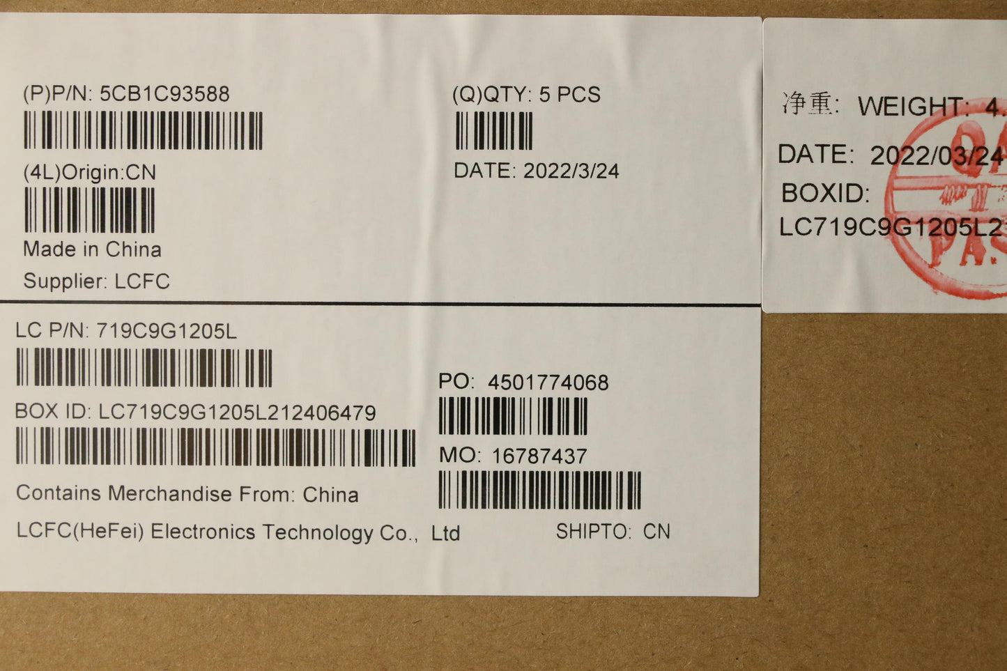 Lenovo Cover Upper Case Asm_Tc L82Js - 5CB1C93588