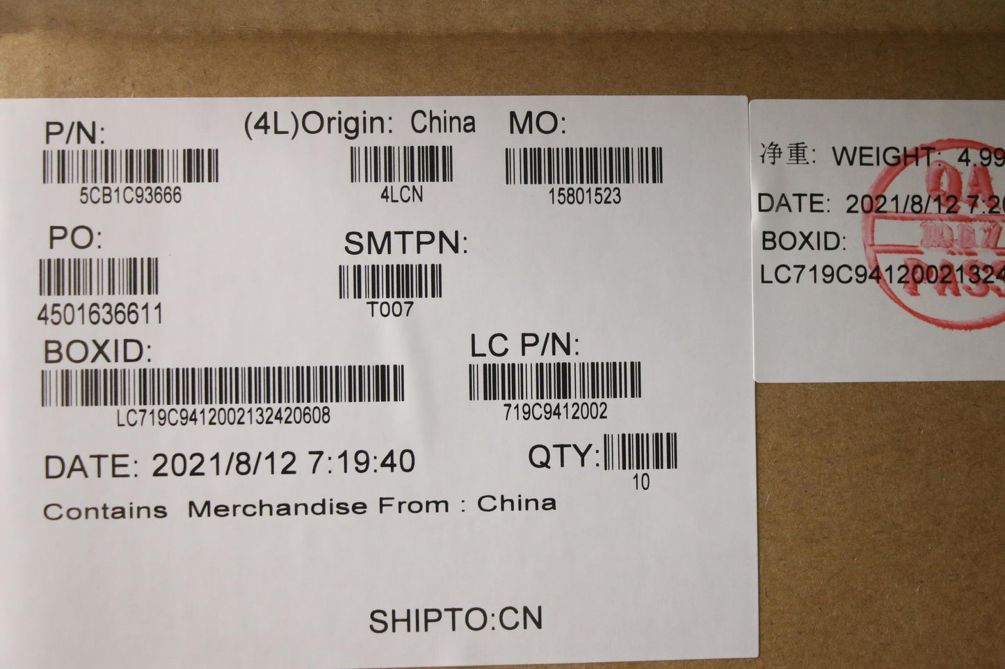 Lenovo Cover Lcd Cover L 82K8 Gy - 5CB1C93666