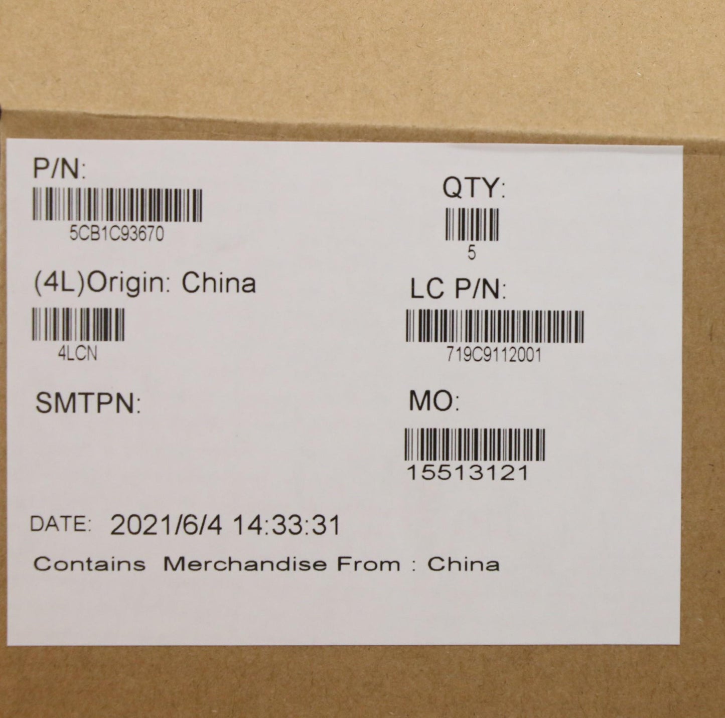 Lenovo Cover Strip Cover L 82K8 Gy - 5CB1C93670