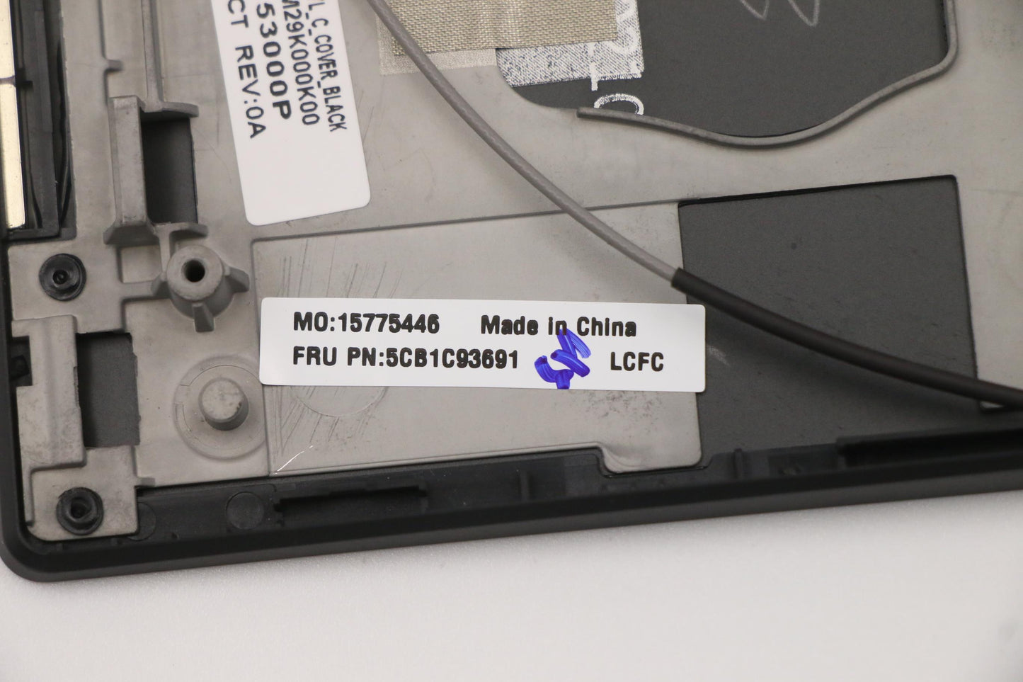 Lenovo Cover Upper Case Asm_Nordic L8 - 5CB1C93691