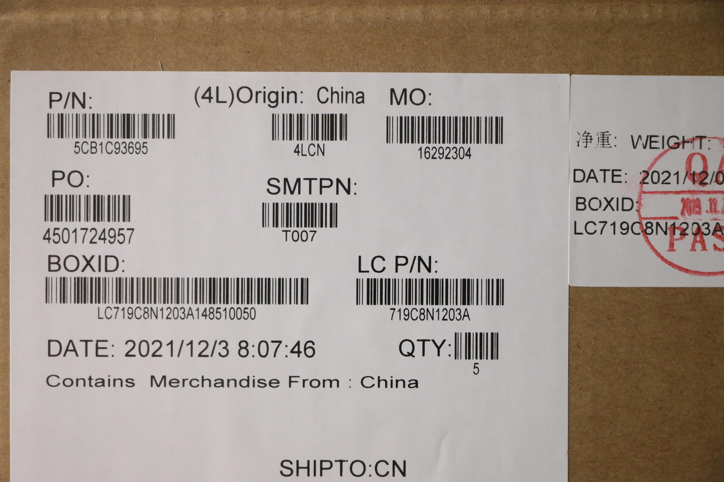 Lenovo Cover Upper Case Asm_Spa L82K8 - 5CB1C93695