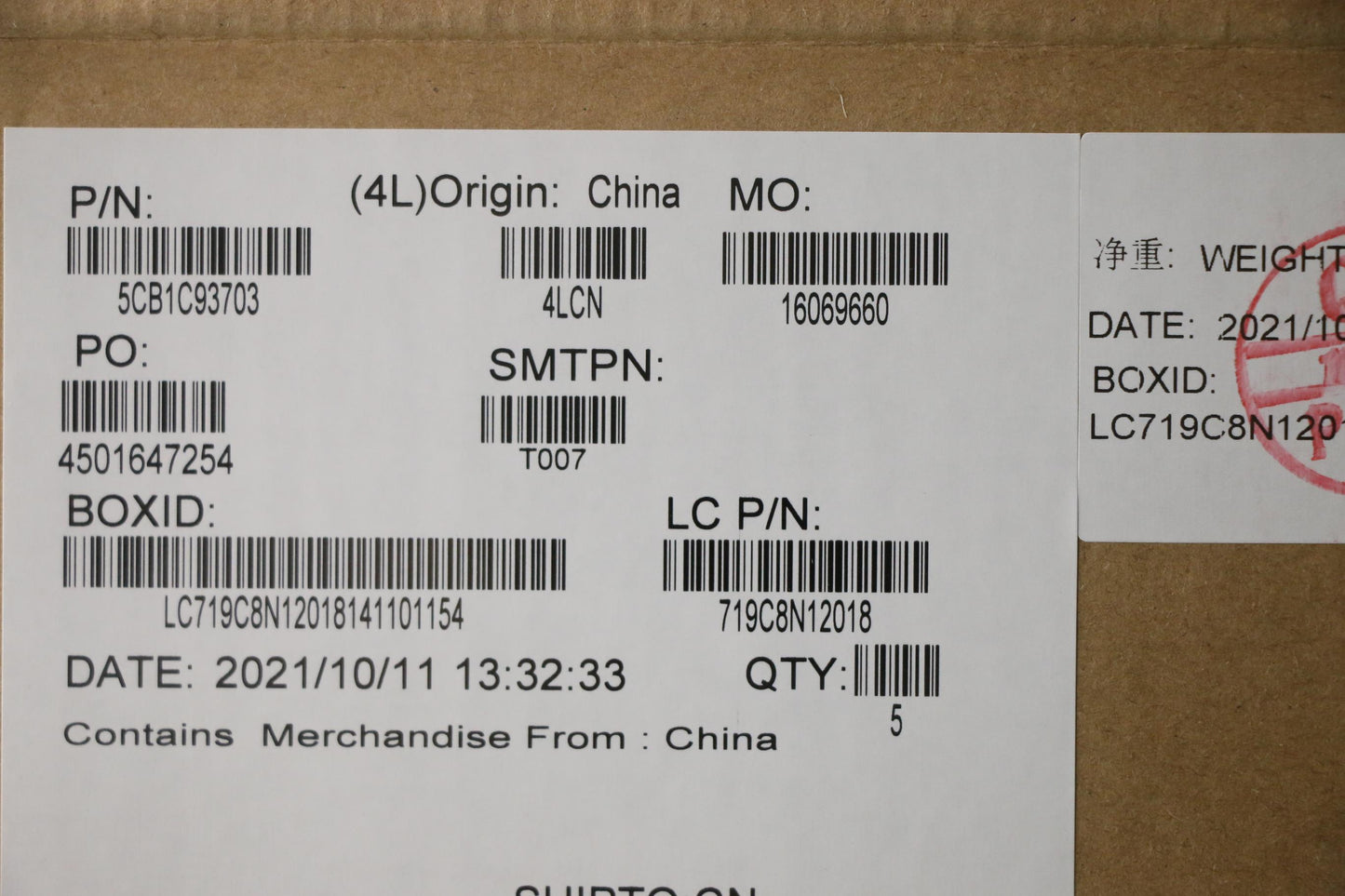 Lenovo Cover Upper Case Asm_Ara L82K8 - 5CB1C93703