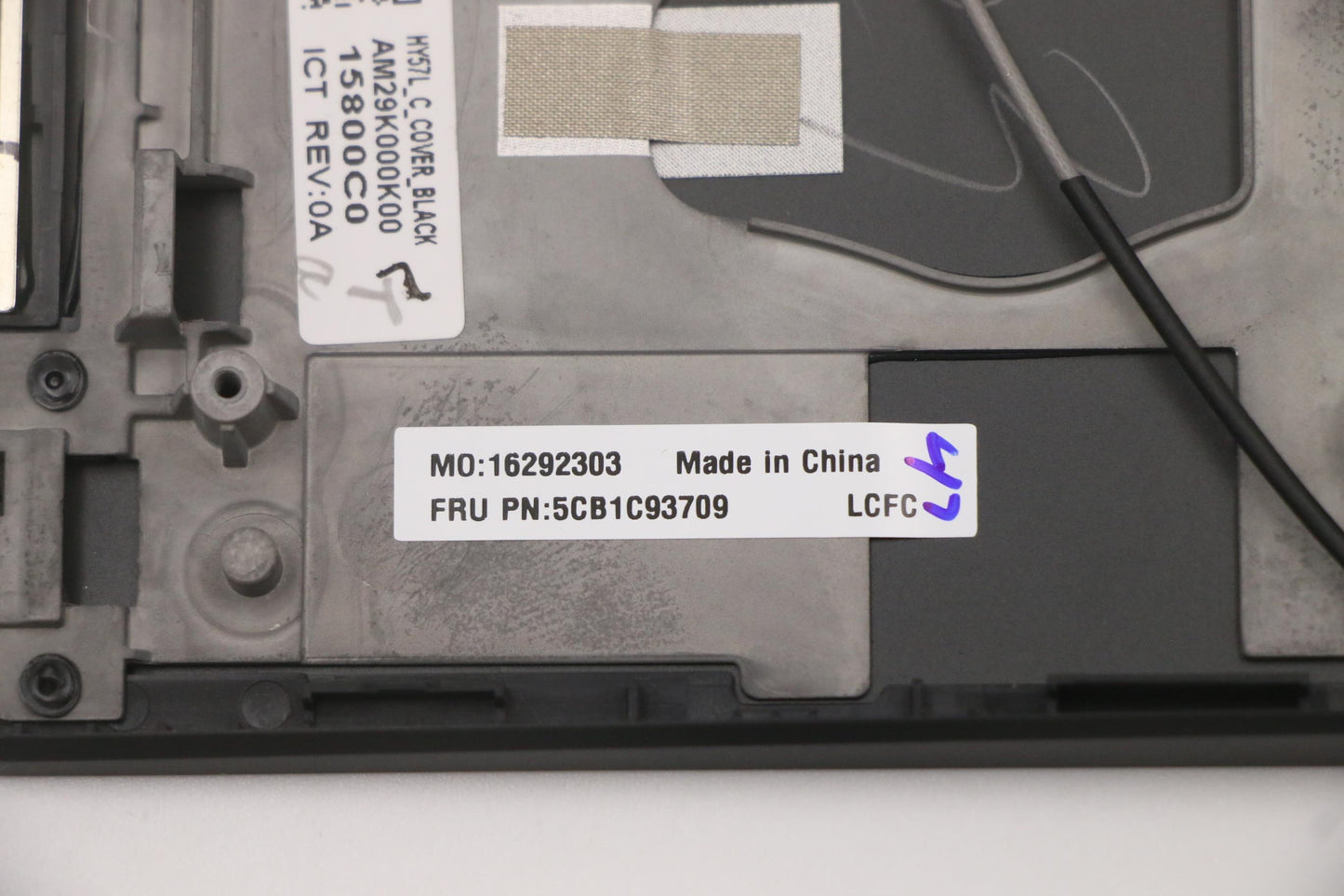 Lenovo Cover Upper Case Asm_Euro Eng - 5CB1C93709