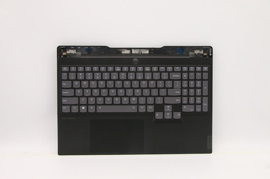 Lenovo - C-Cover with Keyboard, USA English, Black, RGB Backlight - 5CB1C93710