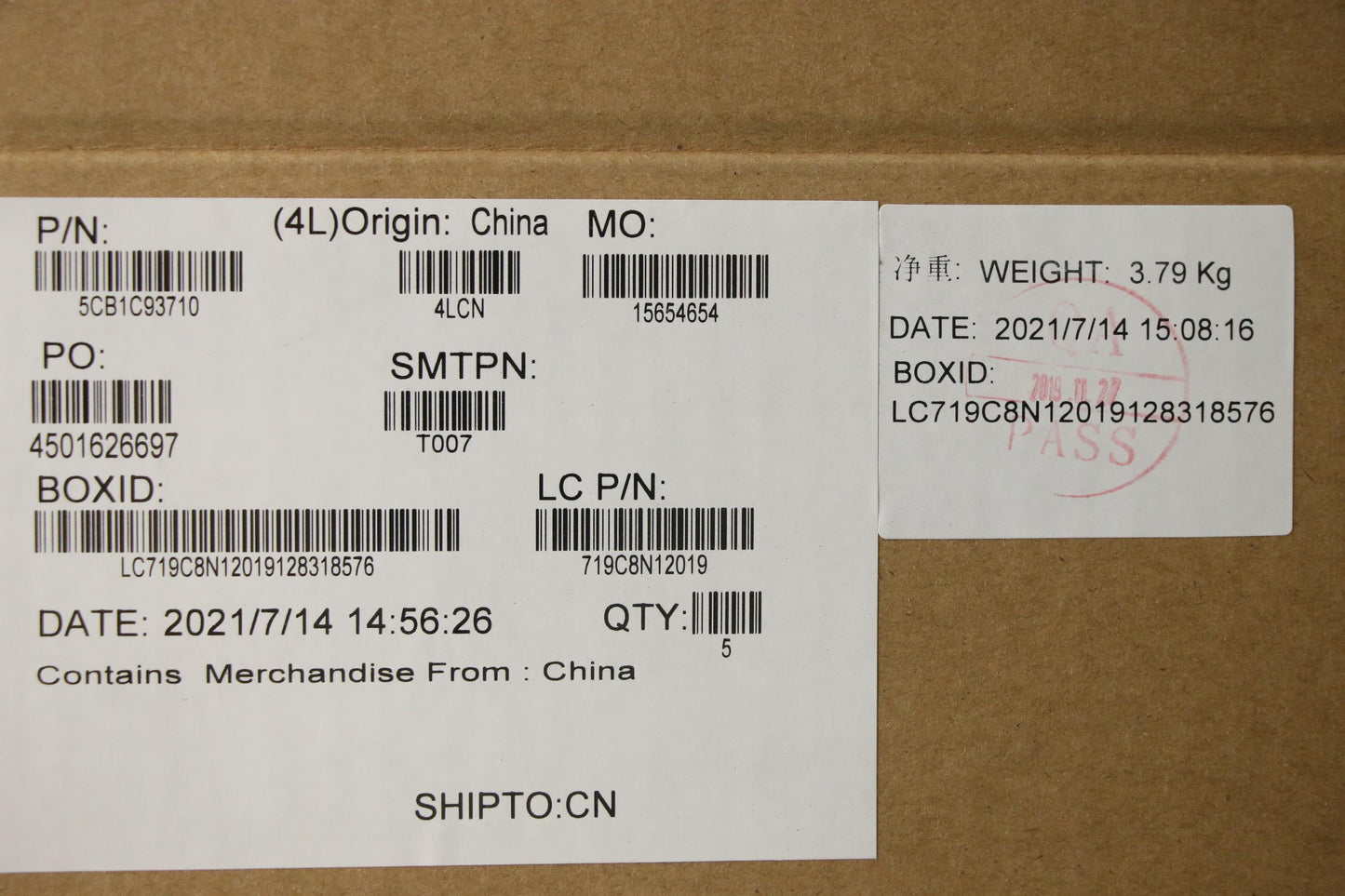 Lenovo - C-Cover with Keyboard, USA English, Black, RGB Backlight - 5CB1C93710