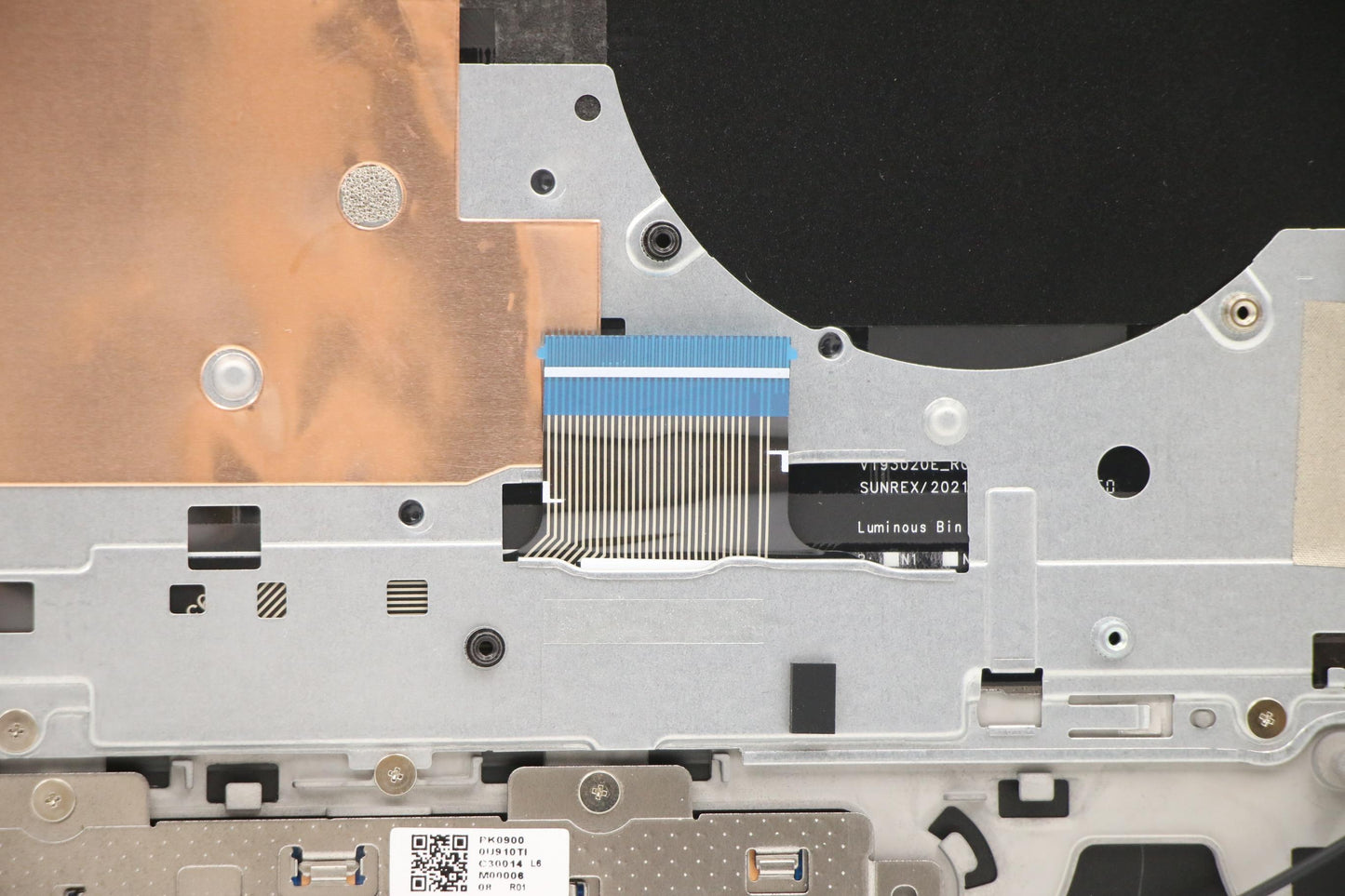 Lenovo - C-Cover with Keyboard, USA English, Black, RGB Backlight - 5CB1C93710