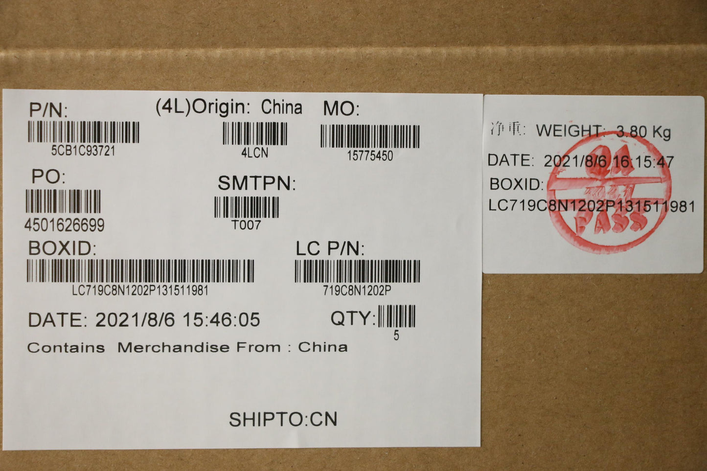 Lenovo Cover Upper Case Asm_Kor L82K8 - 5CB1C93721