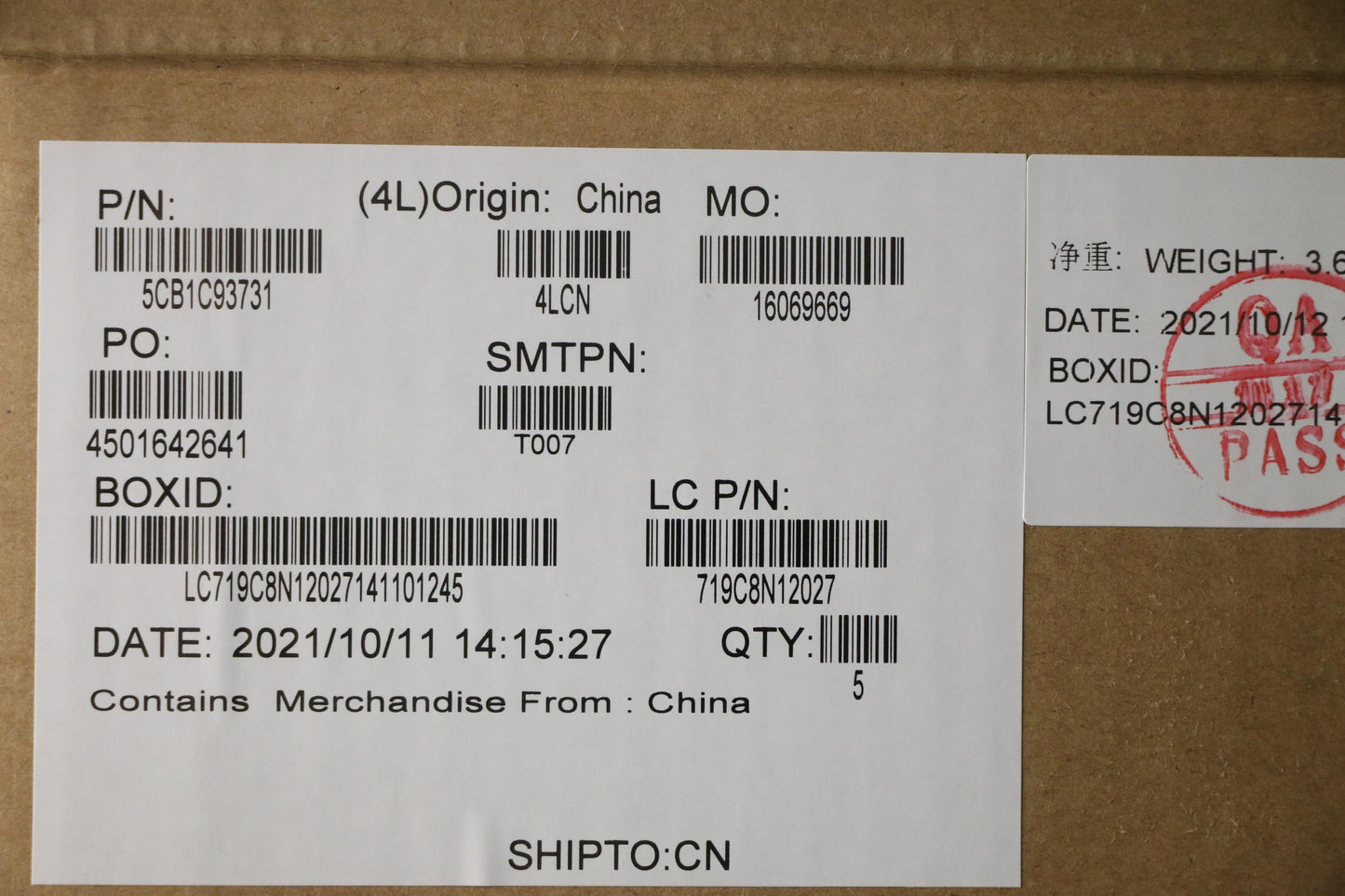 Lenovo Cover Upper Case Asm_Thai L82K - 5CB1C93731