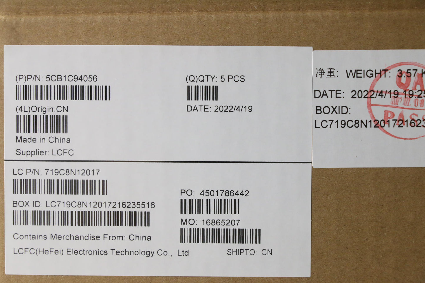 Lenovo Cover Upper Case Asm_Bel L82K8 - 5CB1C94056