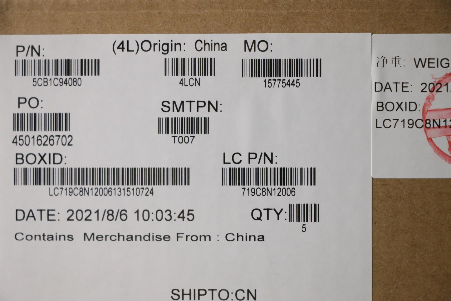 Lenovo Cover Upper Case Asm_Slv L82K8 - 5CB1C94080
