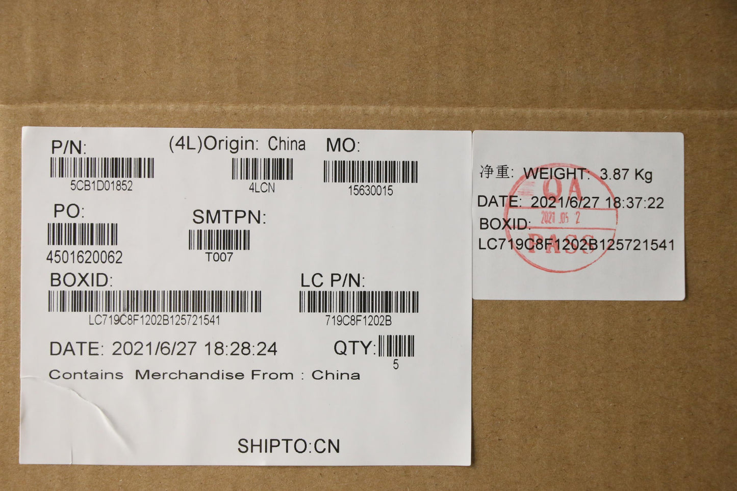 Lenovo Cover Upper Case Asm_Rus L82Nx - 5CB1D01852