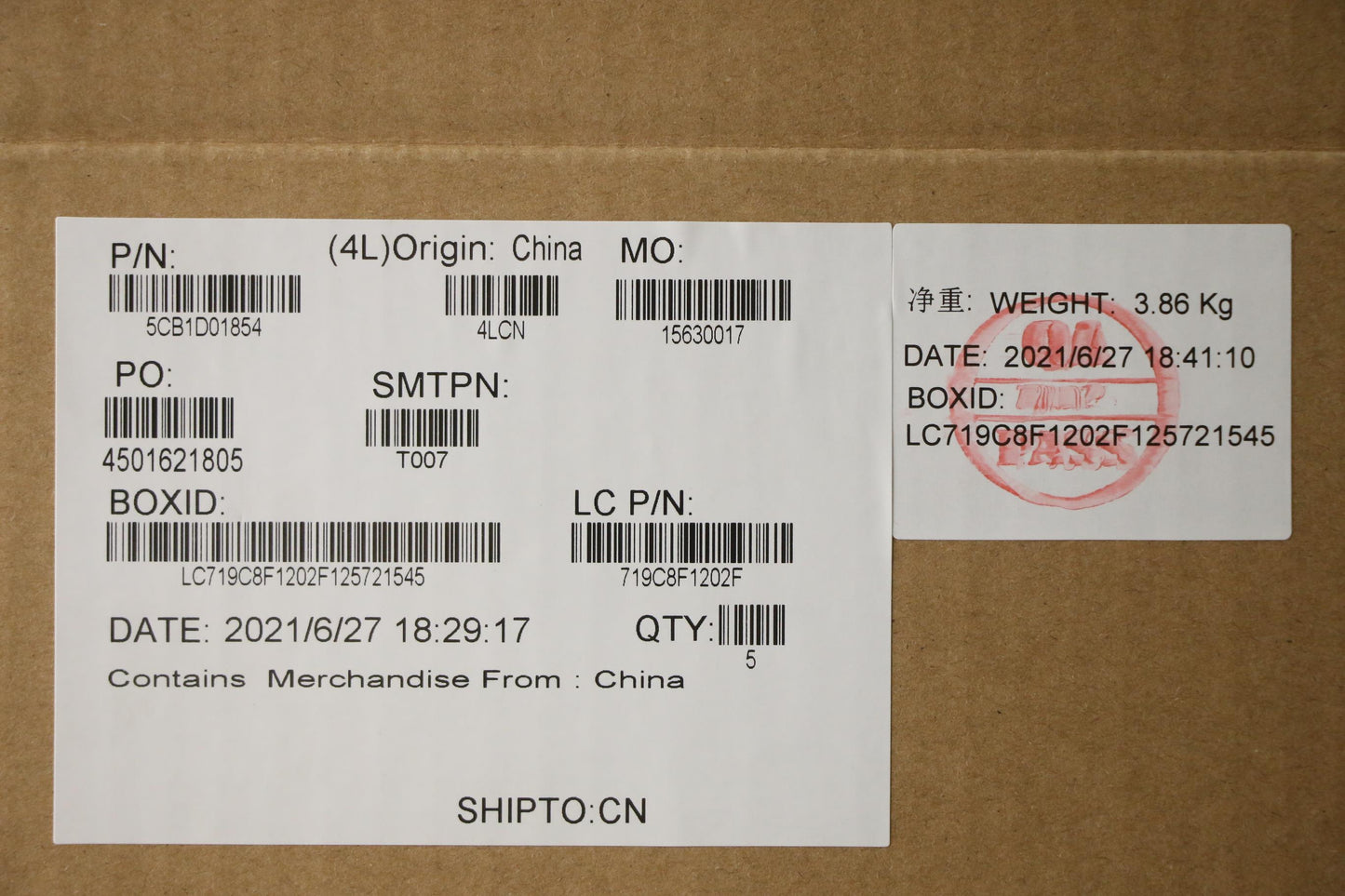 Lenovo Cover Upper Case Asm_Ger L82Nx - 5CB1D01854