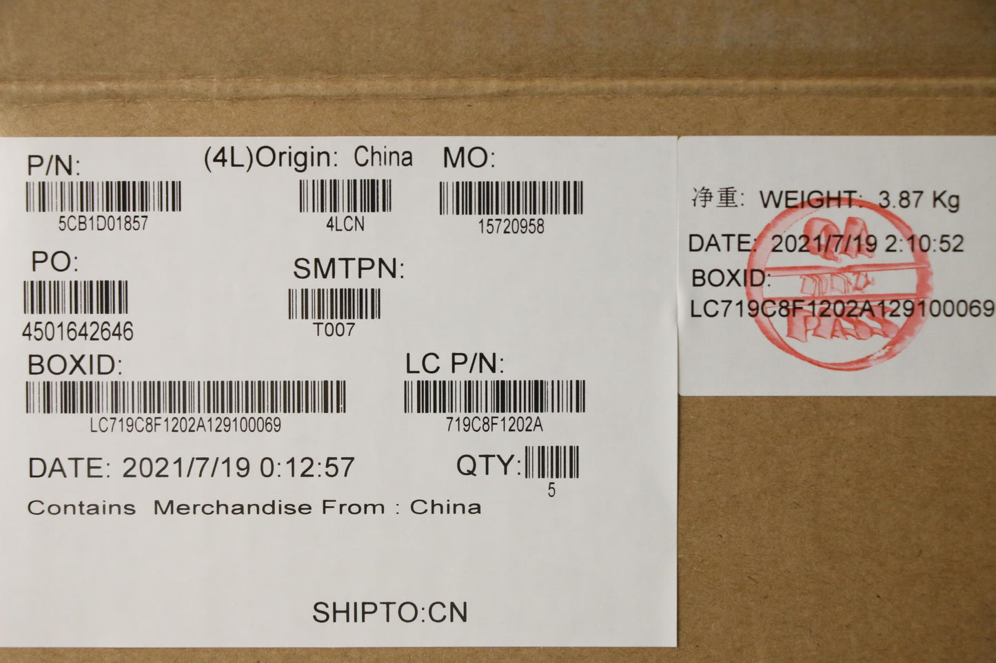 Lenovo Cover Upper Case Asm_Gre L82Nx - 5CB1D01857