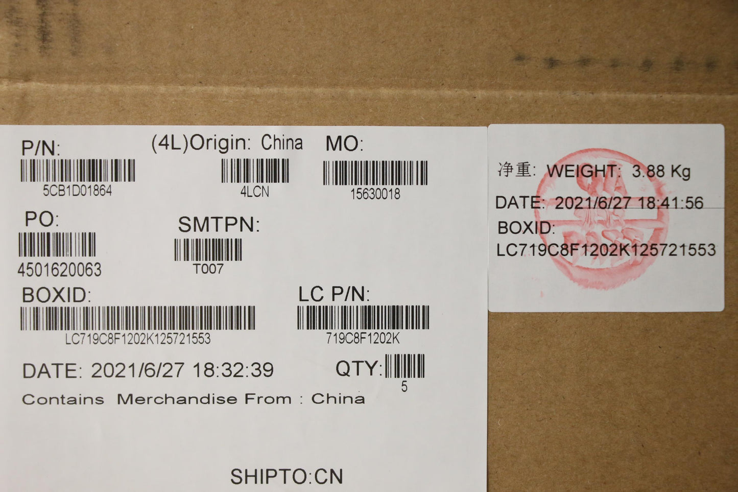 Lenovo Cover Upper Case Asm_Sws L82Nx - 5CB1D01864
