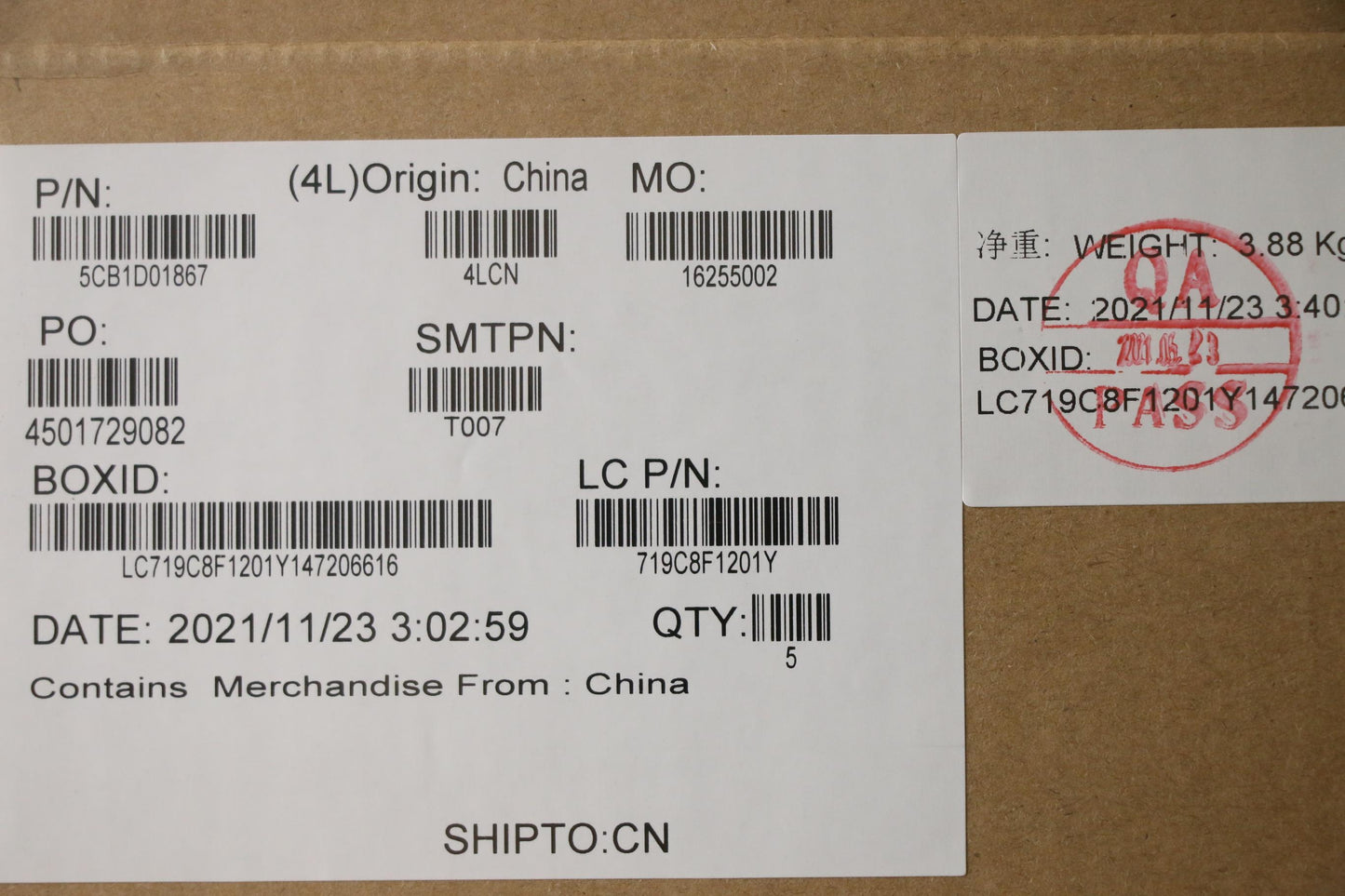 Lenovo Cover Upper Case Asm_Bul L82Nx - 5CB1D01867