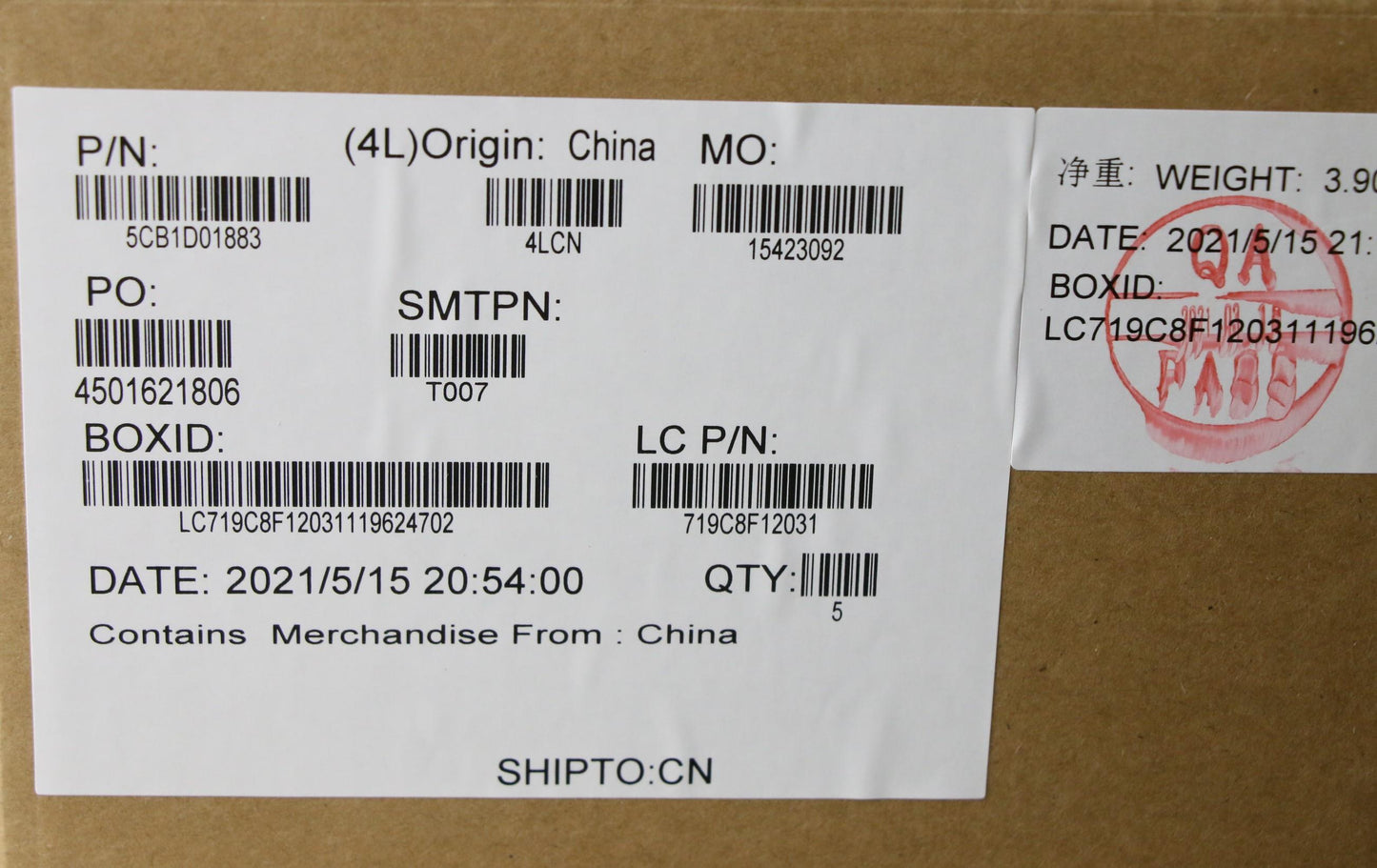 Lenovo Cover Upper Case Asm_Rus L82Nx - 5CB1D01883