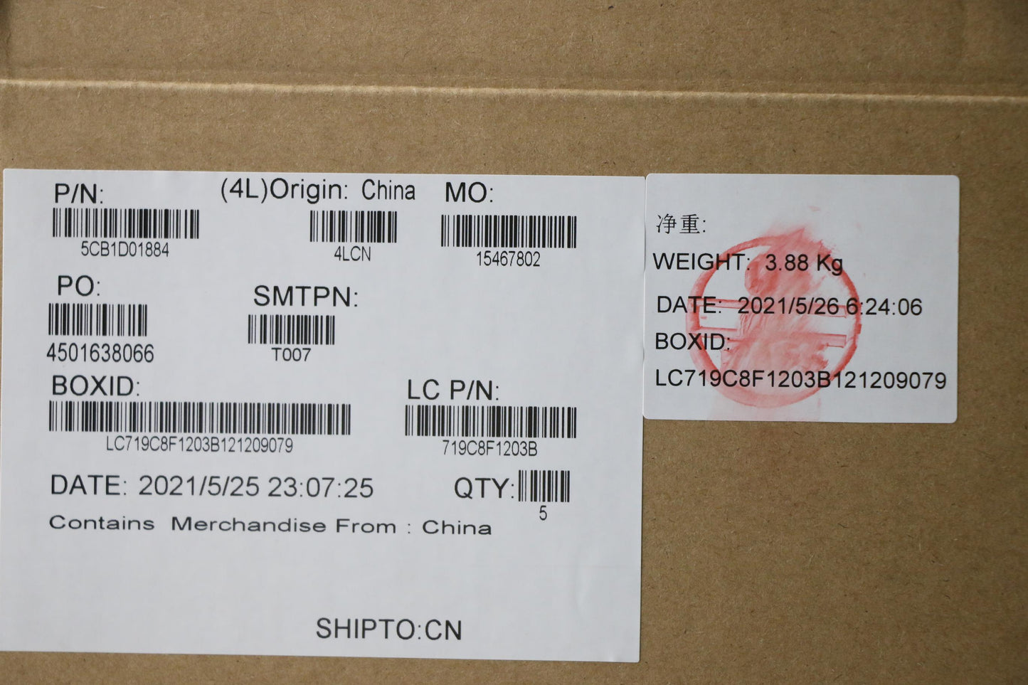 Lenovo Cover Upper Case Asm_Fra L82Nx - 5CB1D01884