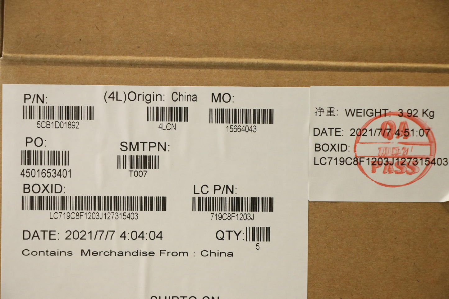 Lenovo Cover Upper Case Asm_Bel L82Nx - 5CB1D01892