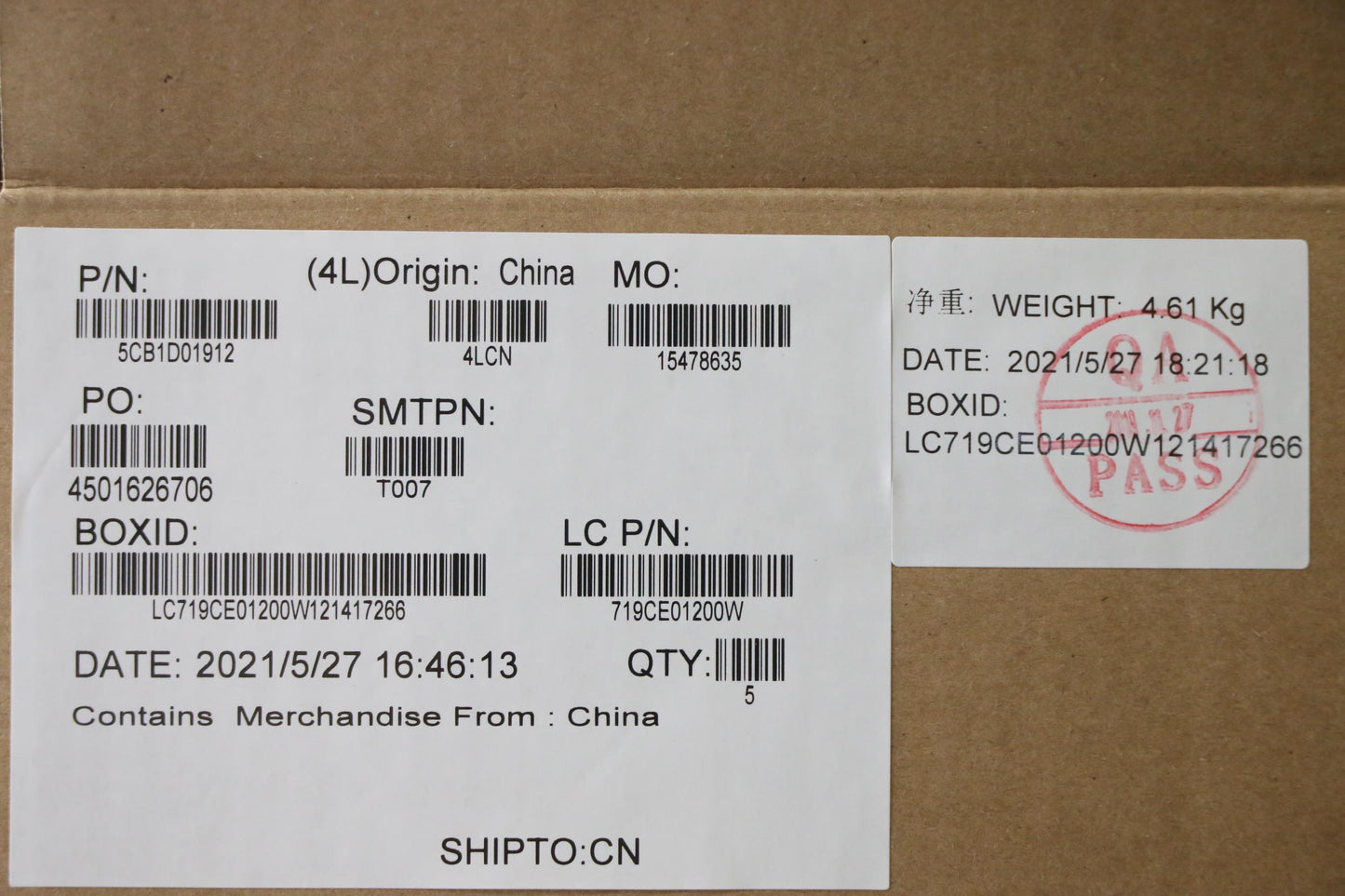 Lenovo Cover Uppercaseasm_Euro Engl82 - 5CB1D01912
