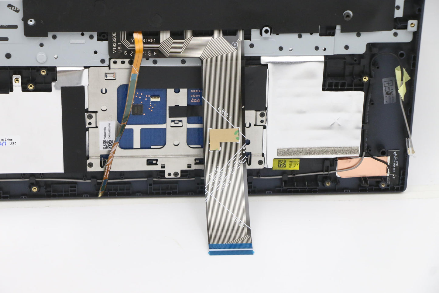 Lenovo C-Cover with Keyboard, USA English, Abyss Blue, Backlit - 5CB1D01915