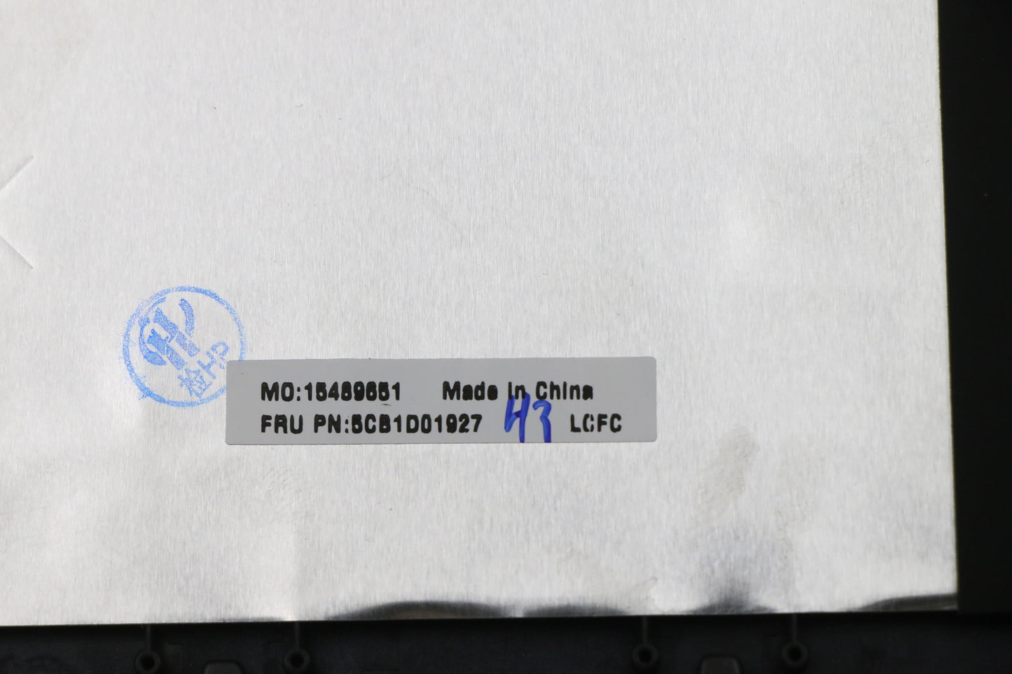 Lenovo Cover Uppercaseasm_Nordicl82K0 - 5CB1D01927