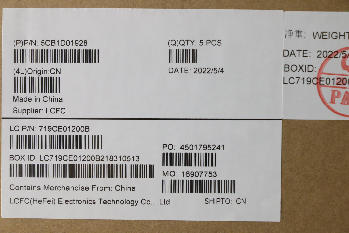 Lenovo Cover Upper Case Asm_Por L82K0 - 5CB1D01928