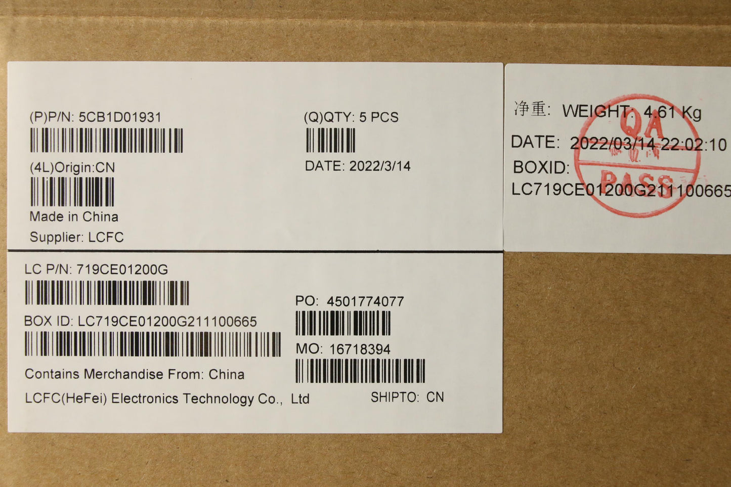 Lenovo Cover Upper Case Asm_Spa L82K0 - 5CB1D01931