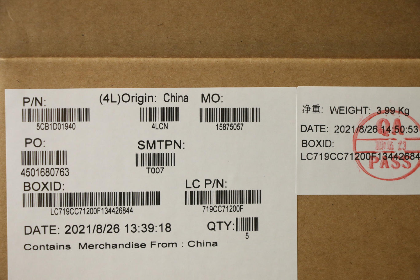 Lenovo Cover Upper Case Asm_Ital82C7I - 5CB1D01940