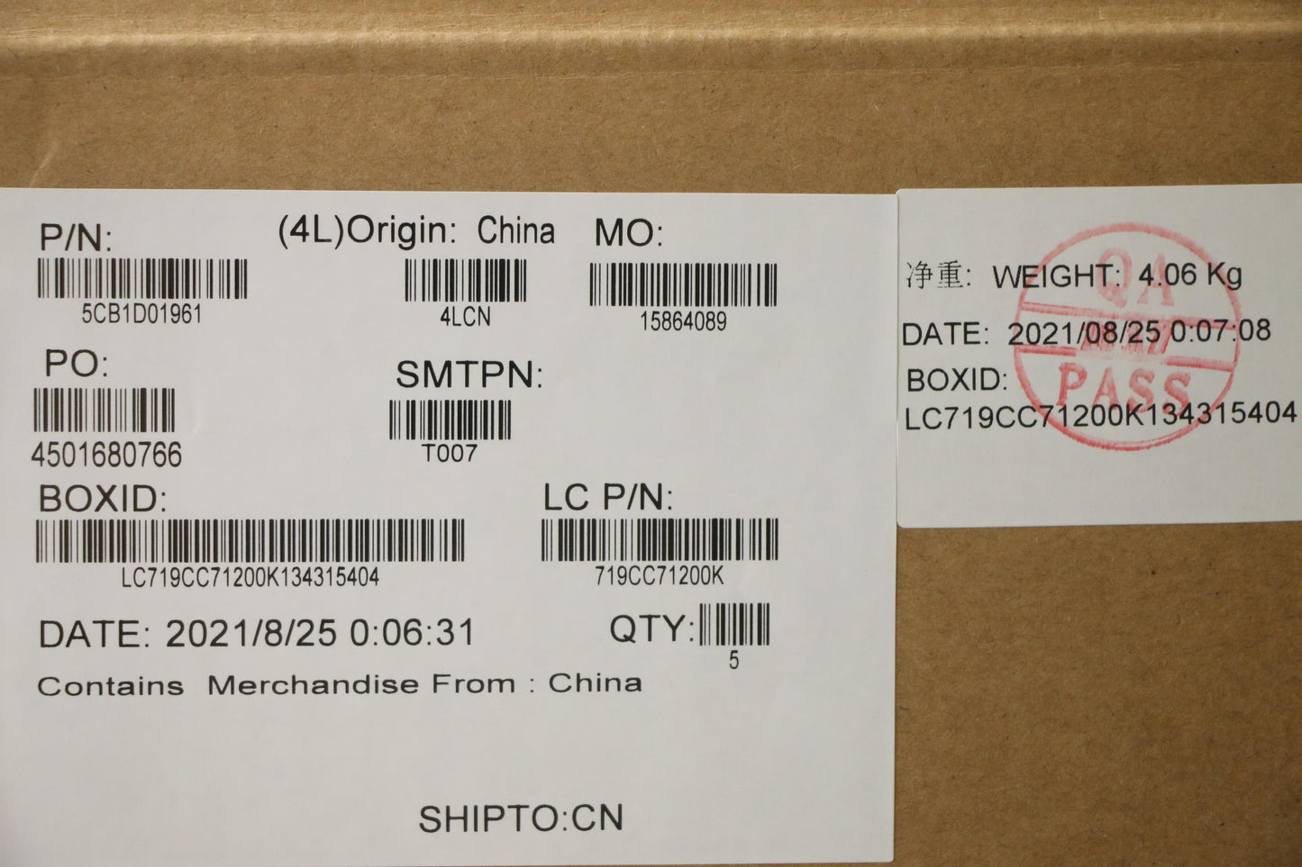 Lenovo Cover Upper Case Asm_Swsl82C7I - 5CB1D01961