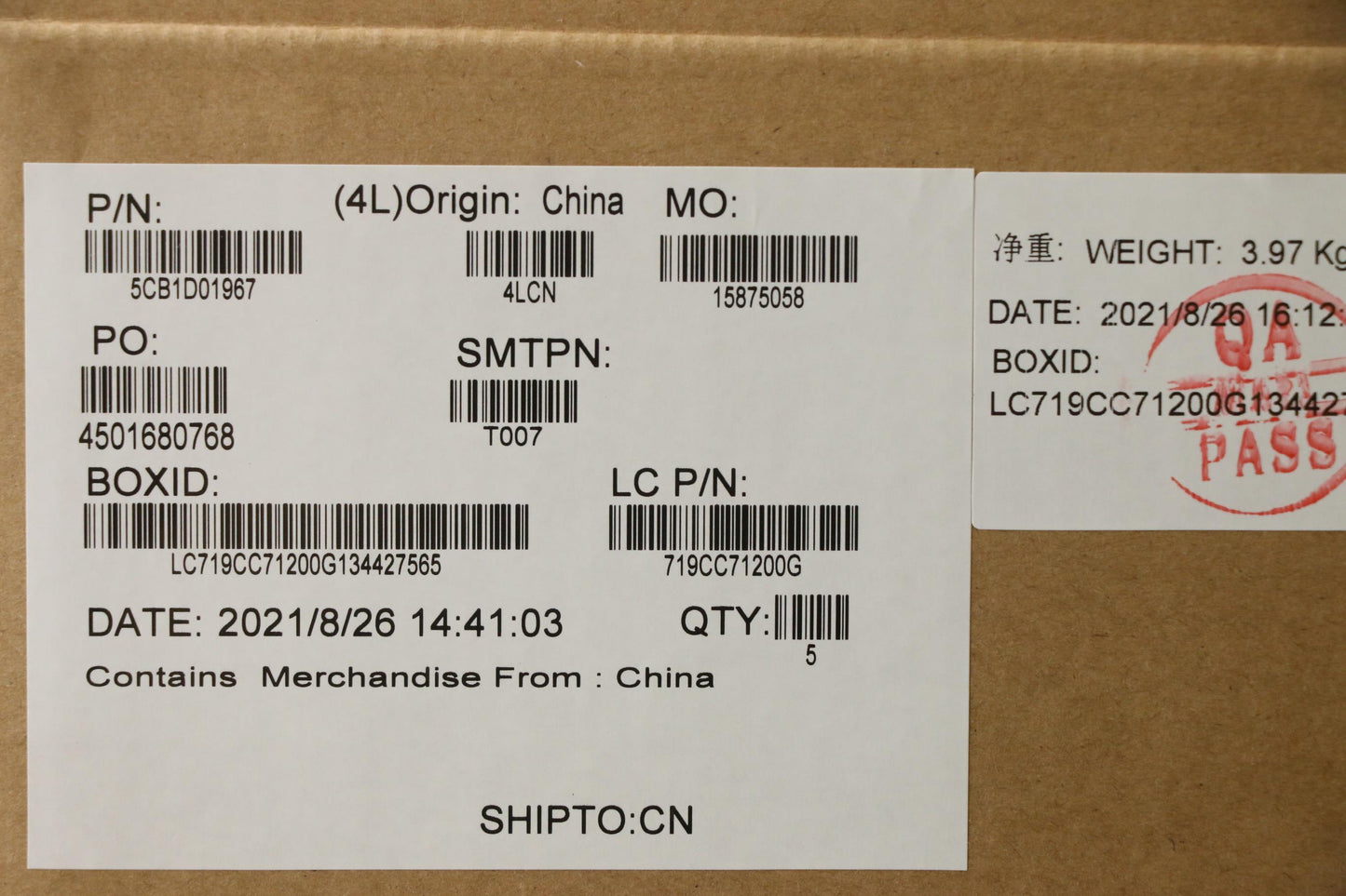 Lenovo Cover Upper Case Asm_Ukrl82C7I - 5CB1D01967
