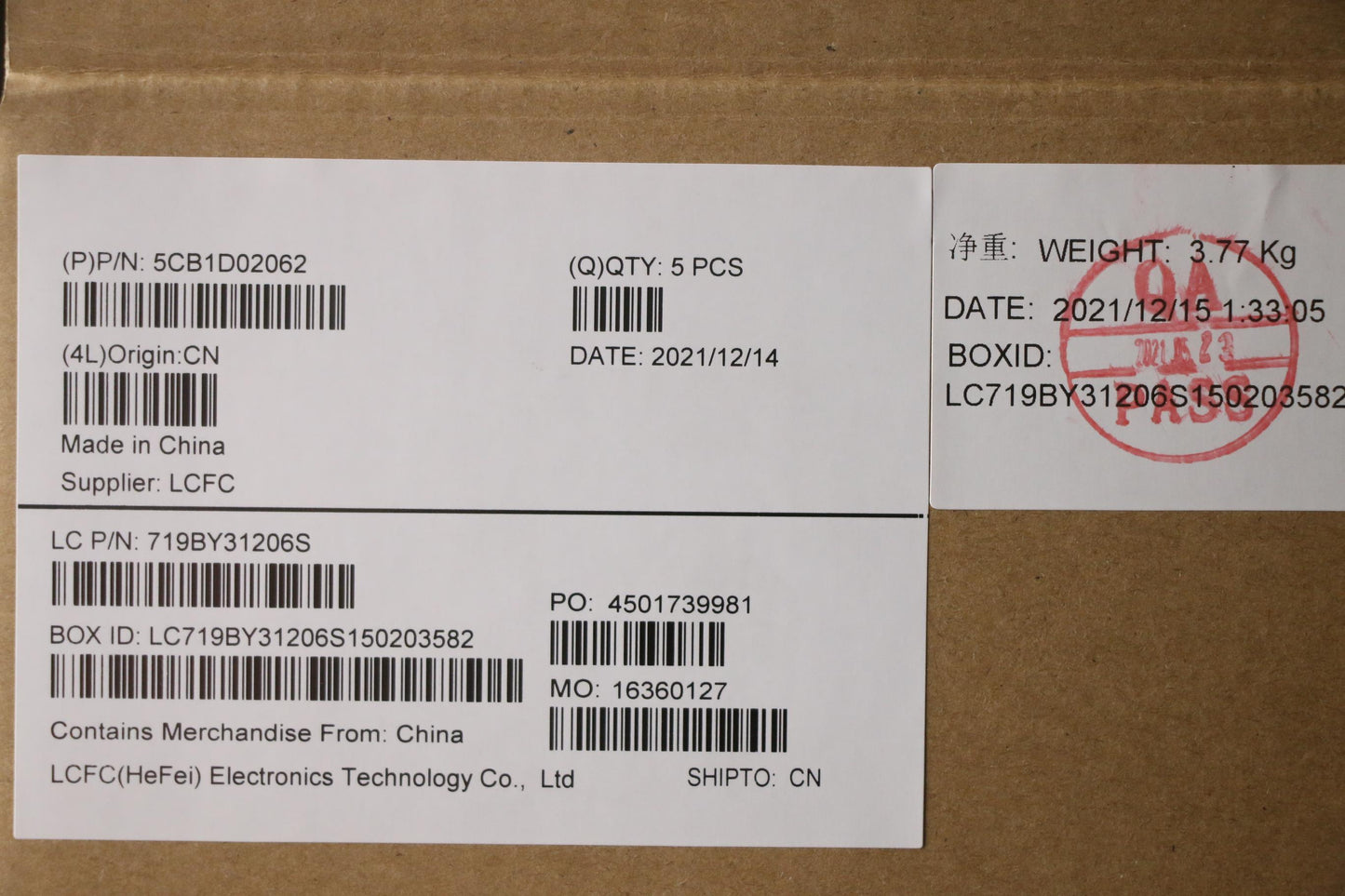 Lenovo Cover Upper Case Asm_Ita L81W1 - 5CB1D02062