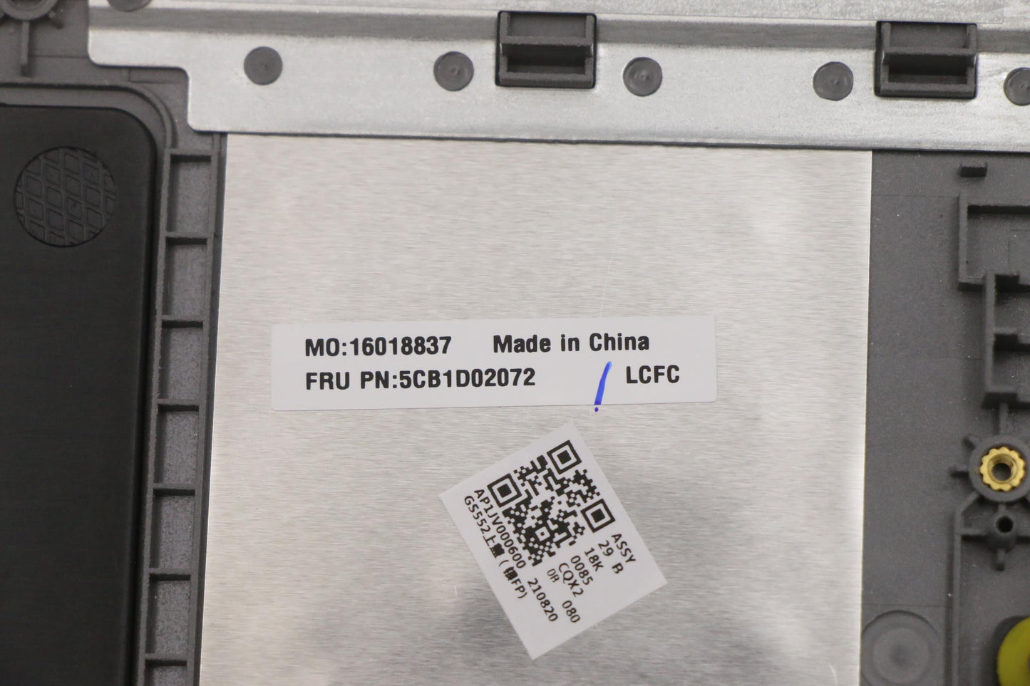 Lenovo Cover Upper Case Asm_Fra L81W1 - 5CB1D02072