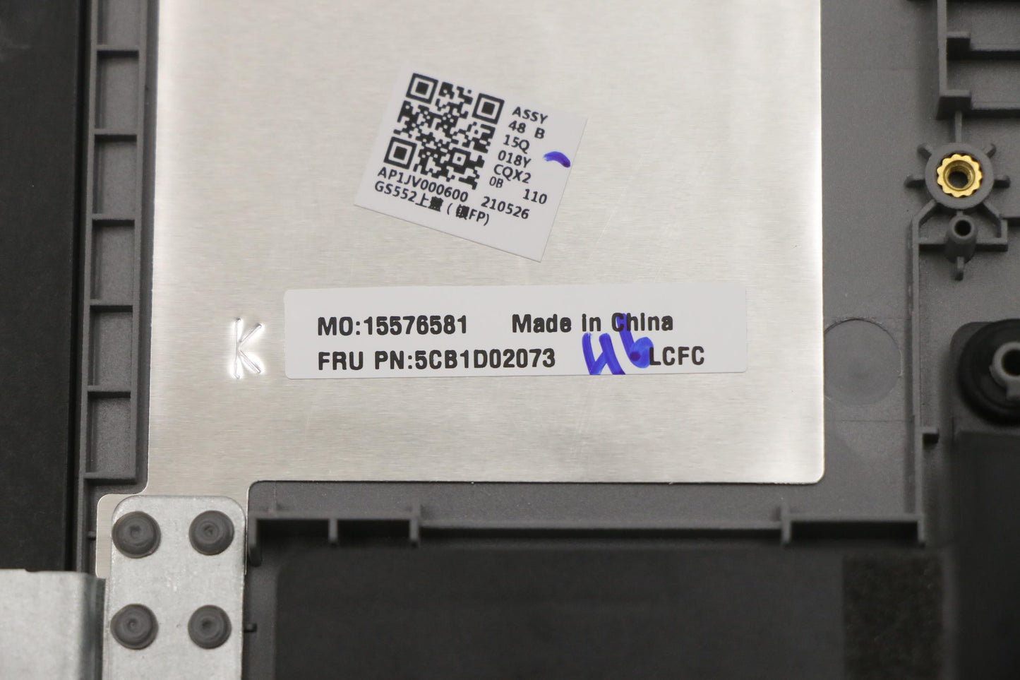 Lenovo Cover Upper Case Asm_Ger L81W1 - 5CB1D02073