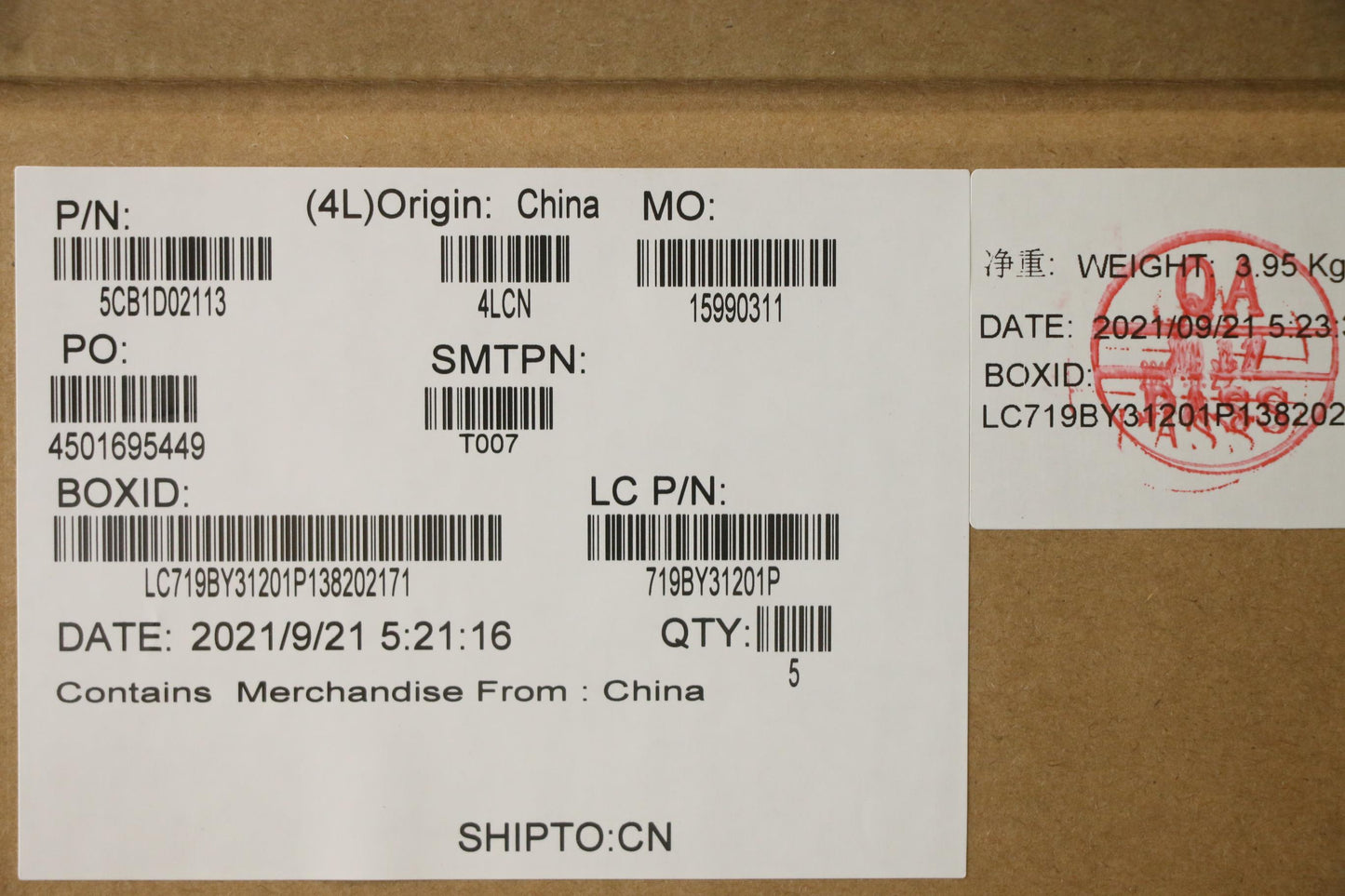 Lenovo Cover Upper Case Asm_Slv L81W1 - 5CB1D02113