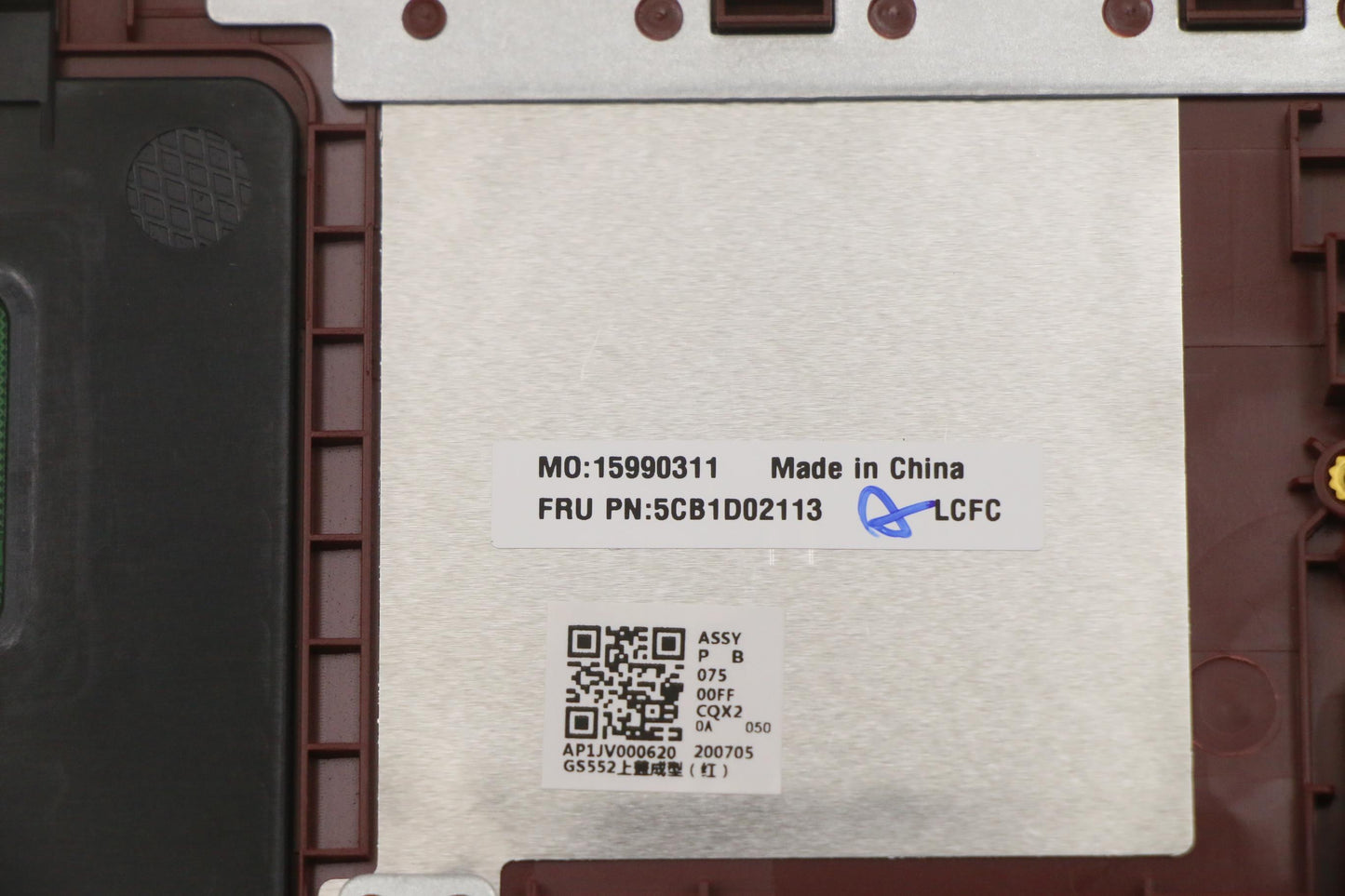 Lenovo Cover Upper Case Asm_Slv L81W1 - 5CB1D02113