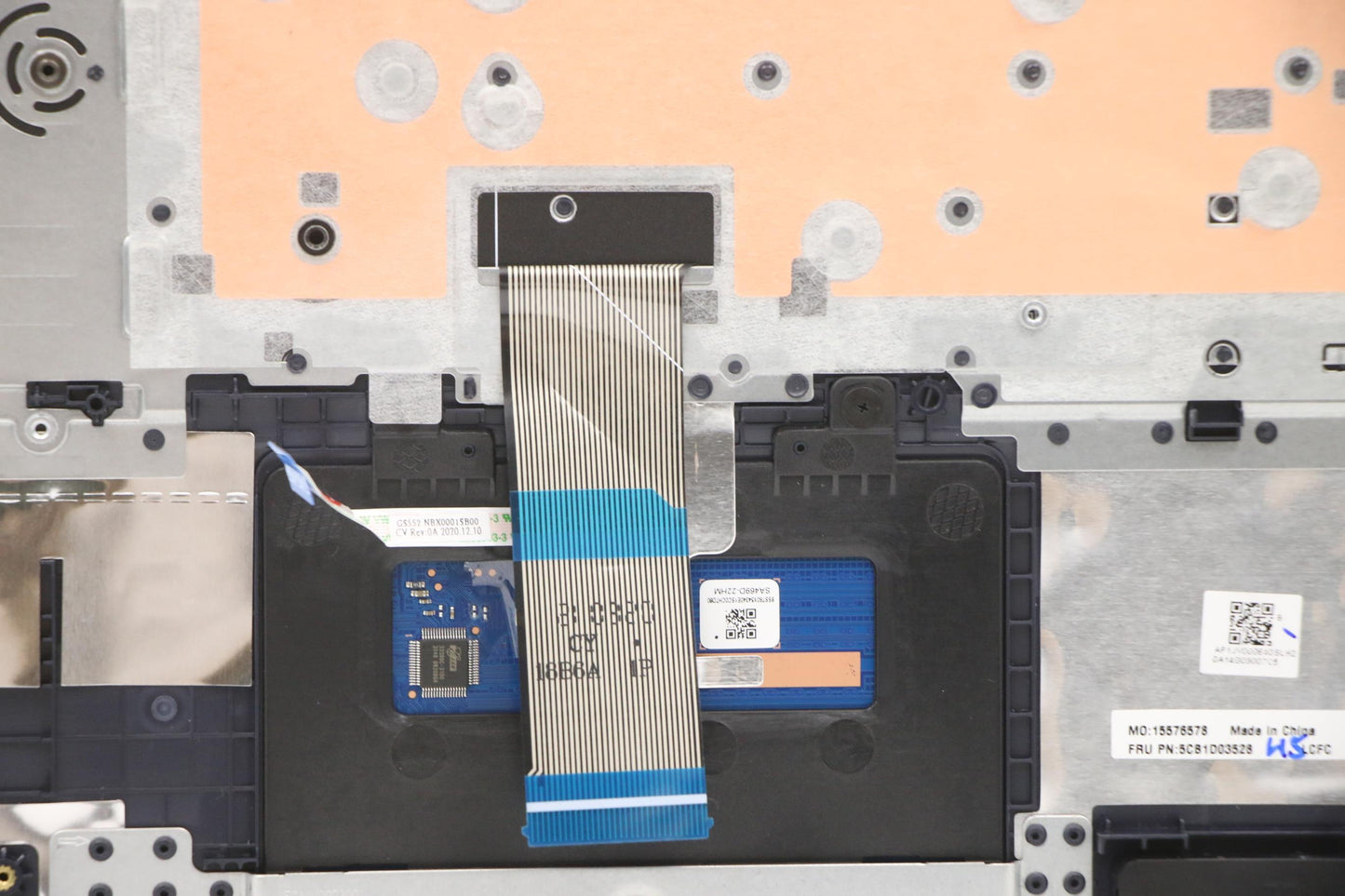 Lenovo C-Cover with Keyboard, USA English, Abyss Blue, Backlight, Non-Fingerprint - 5CB1D03528